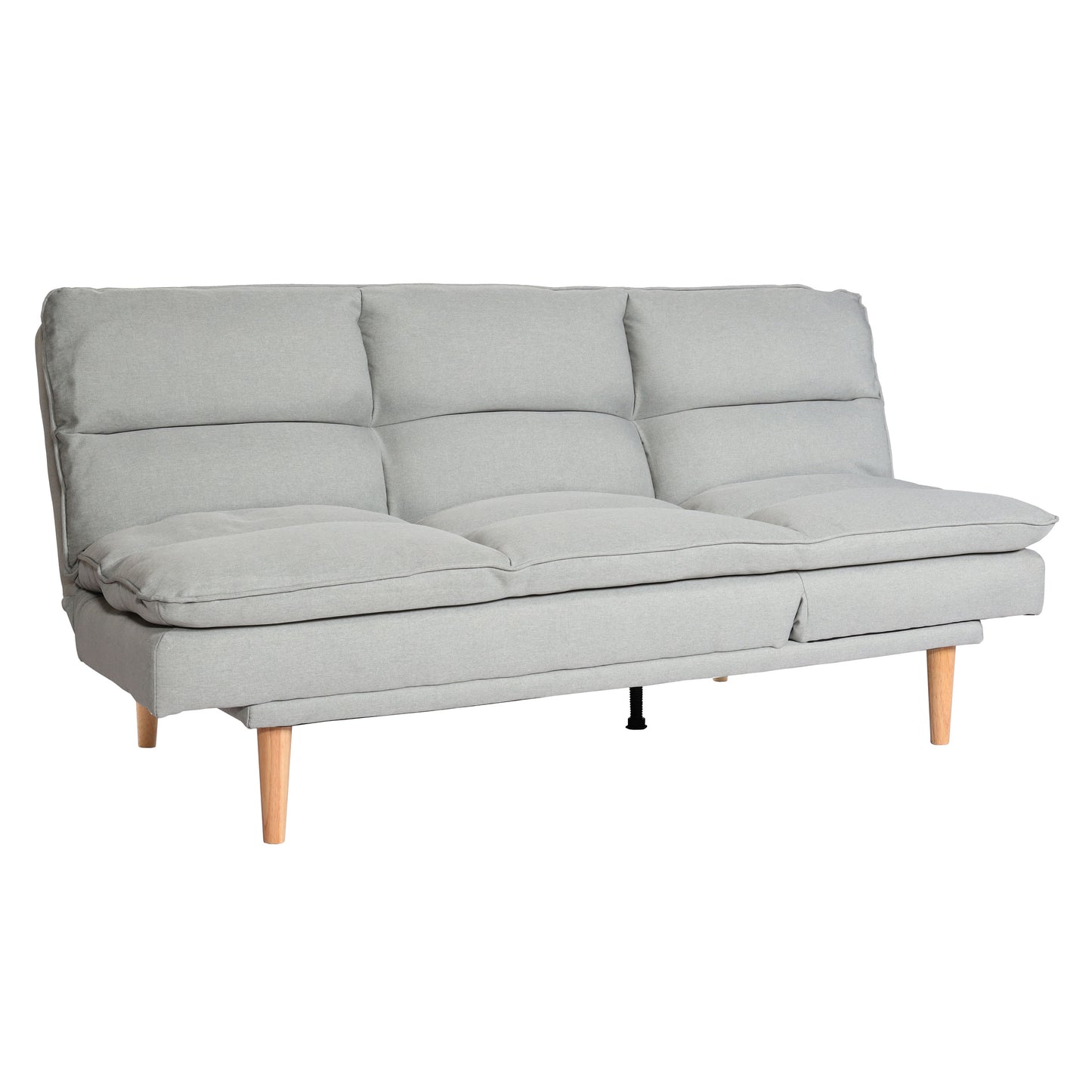 Slaapbank MCW-M79, slaapbank voor gasten, slaapfunctie ligoppervlak 180x110cm ~ stof/textiel mintgrijs