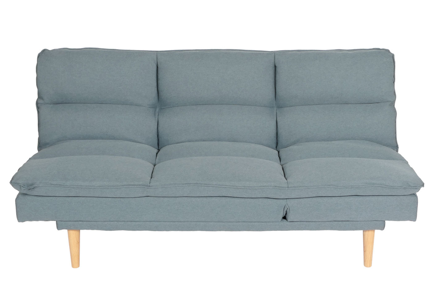 Slaapbank MCW-M79, slaapbank voor gasten, slaapfunctie ligoppervlak 180x110cm ~ stof/textiel blauw-grijs