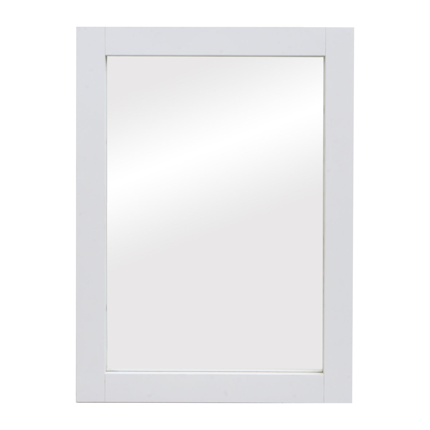 Wandspiegel MCW-L86, badkamerspiegel badkamermeubel spiegel, MVG-gecertificeerd 72x52cm ~ wit