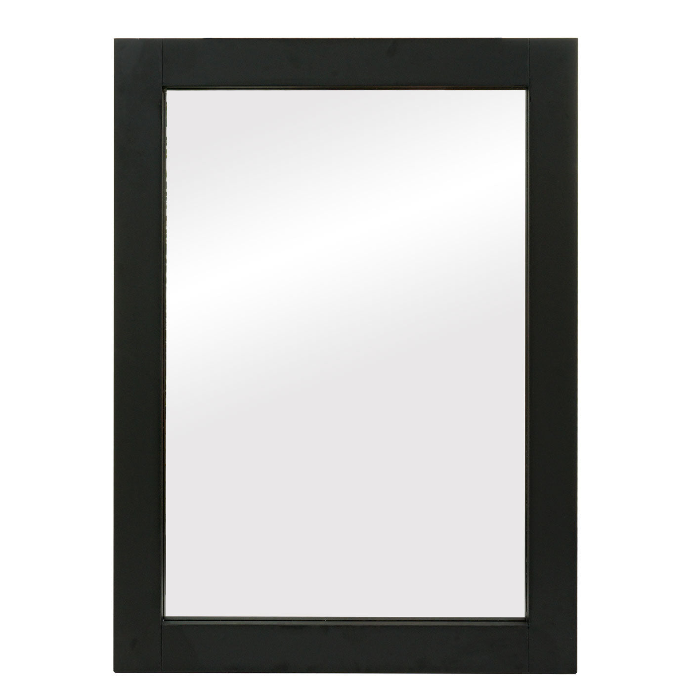 Wandspiegel MCW-L86, badkamerspiegel badkamermeubel spiegel, MVG-gecertificeerd 72x52cm ~ zwart