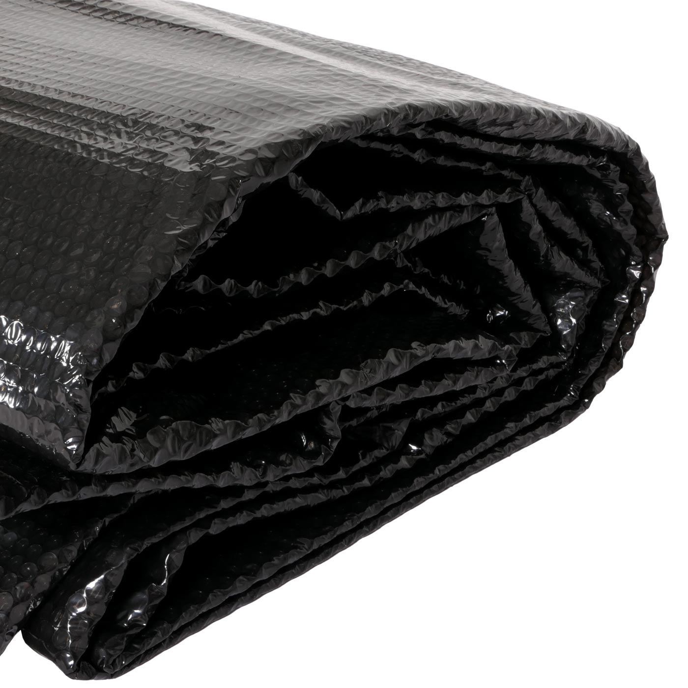 Zwembadafdekking Warmtezeil Afdekzeil Zonnezeil Zonnezeil, dikte: 400 µm ~ ovaal 7,31x3,65m zwart