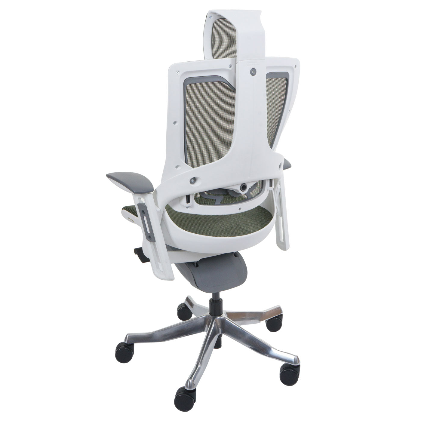 Bureaustoel MERRYFAIR Wau 2, bureaustoel draaistoel, bekleed/mesh, ergonomisch ~ groen