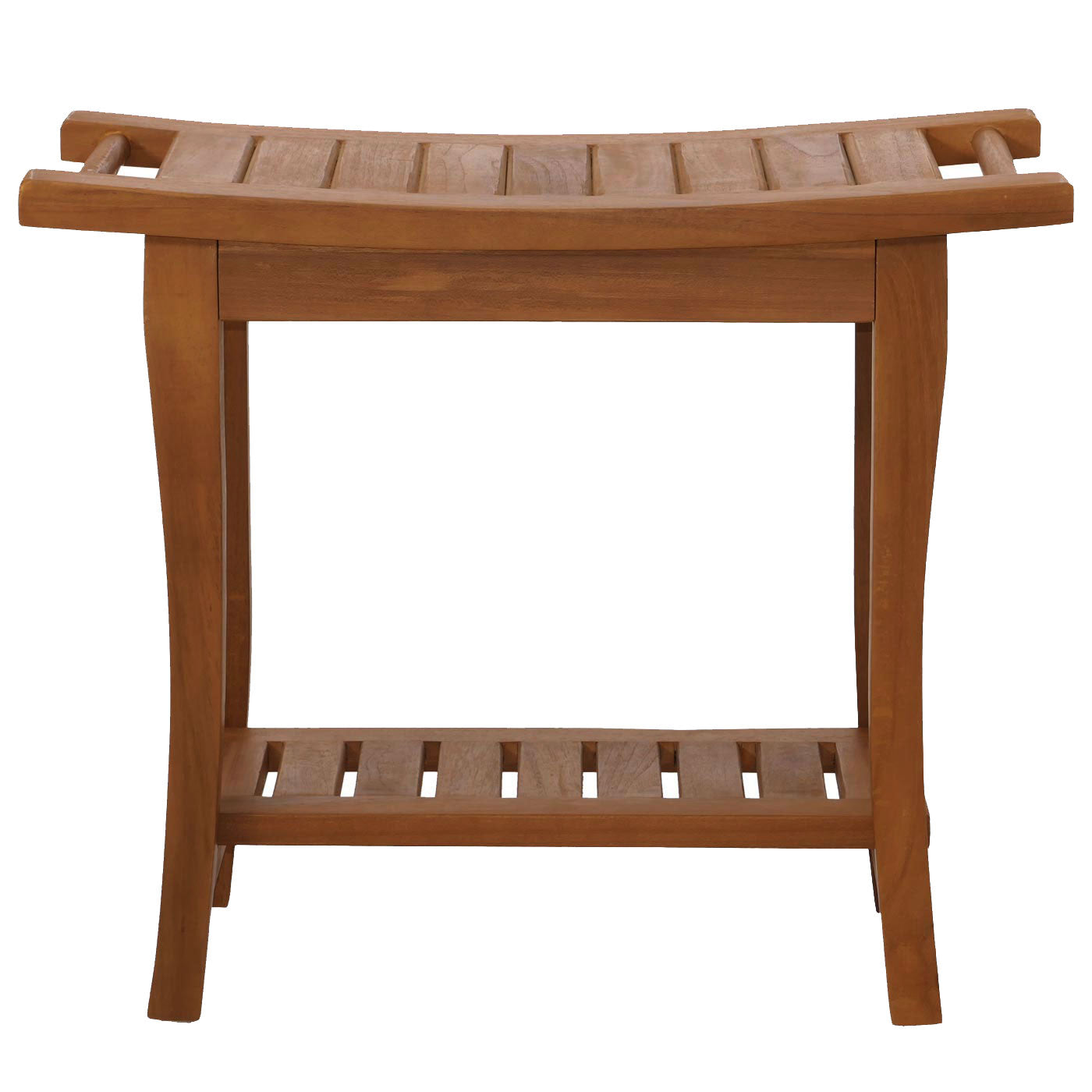 Teak kruk MCW-M84, houten kruk bankje douchekruk, hoogwaardige B-kwaliteit teak (kernhout, 20-30 jaar), 51x60x30cm