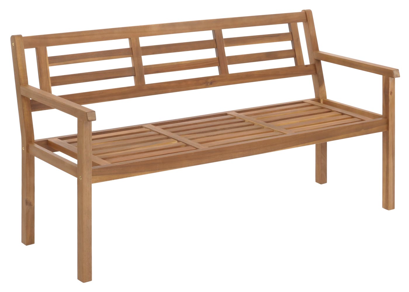 Tuinbank MCW-N47, zitbank parkbank houten bank, massief hout acacia MVG-gecertificeerd ~ zonder kussens