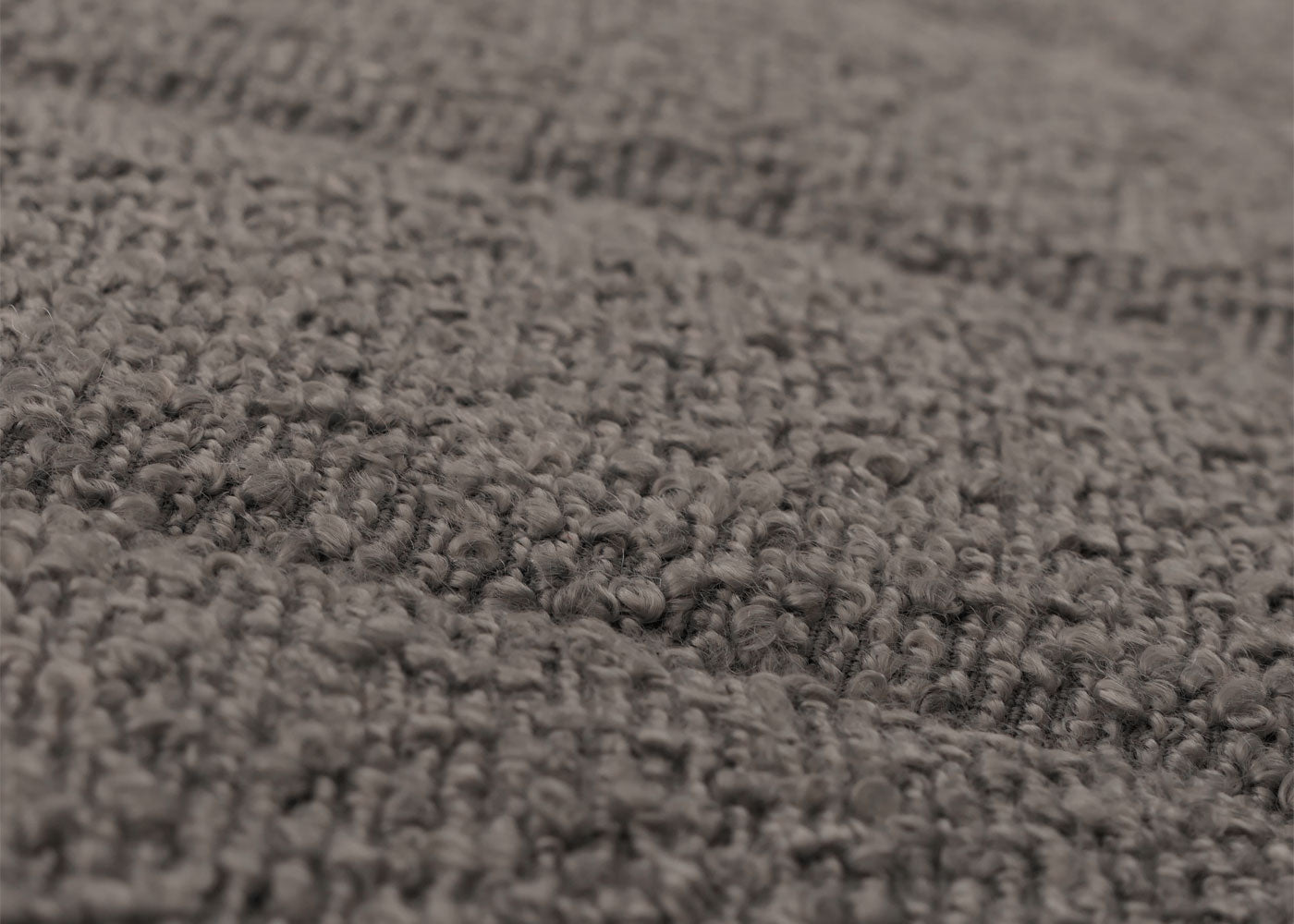 Schommelstoel MCW-K10, relaxfauteuil, hout MVG stof/textiel bouclé (450g/m²) ~ donkergrijs, frame walnoot-look