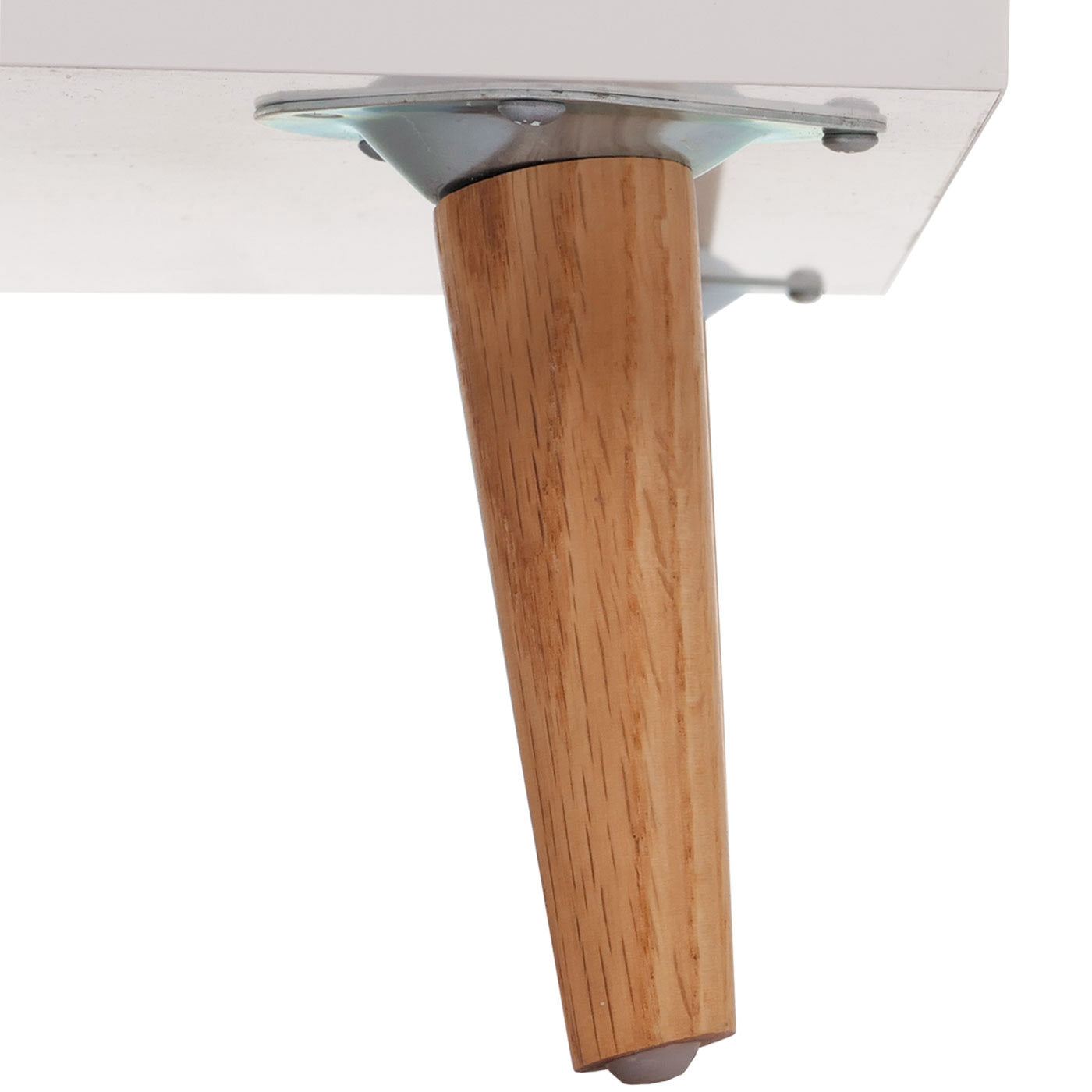 Salontafel MCW-N89, bijzettafel sofatafel, laden deuren vakken visgraatmotief melamine hout, 42x103x60cm ~ wit