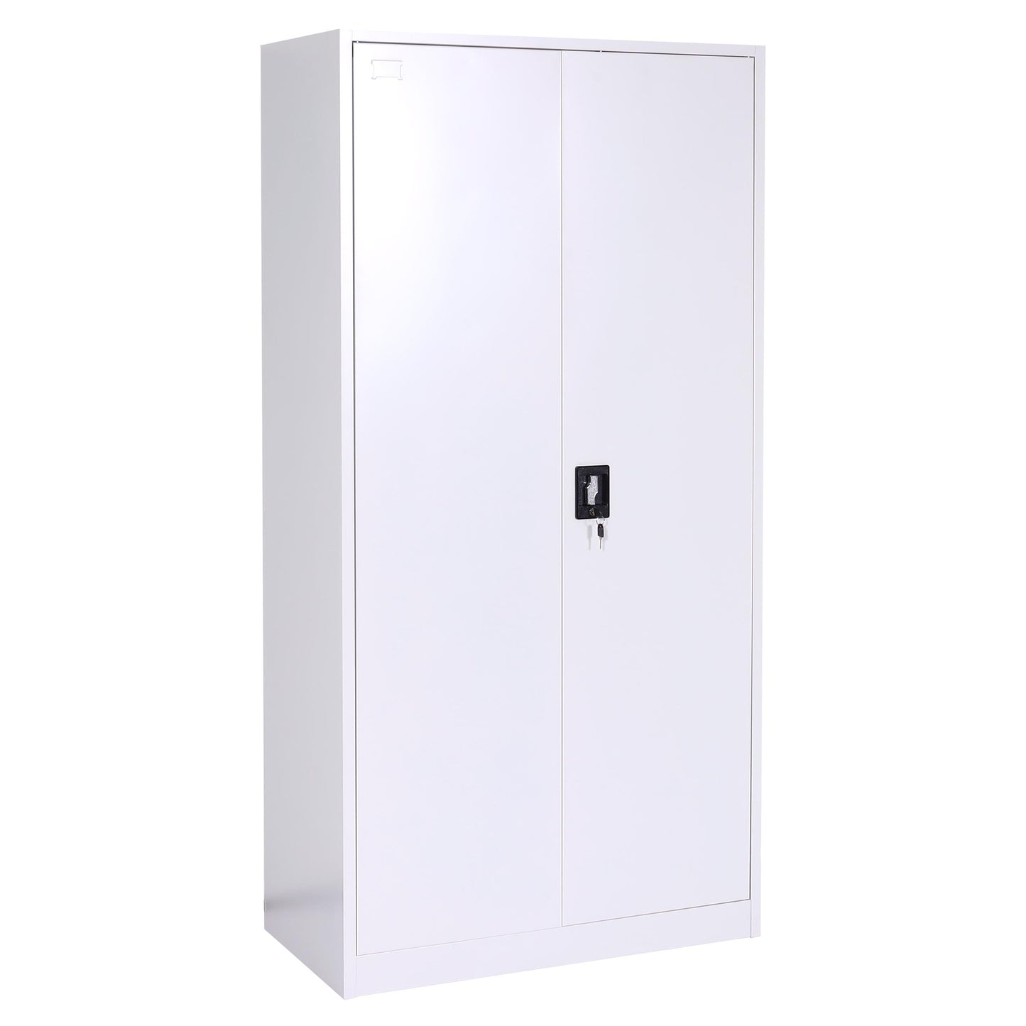 Archiefkast MCW-L60, stalen multifunctionele kast, locker kledingstang afsluitbaar, metaal 185x90x45cm, grijs