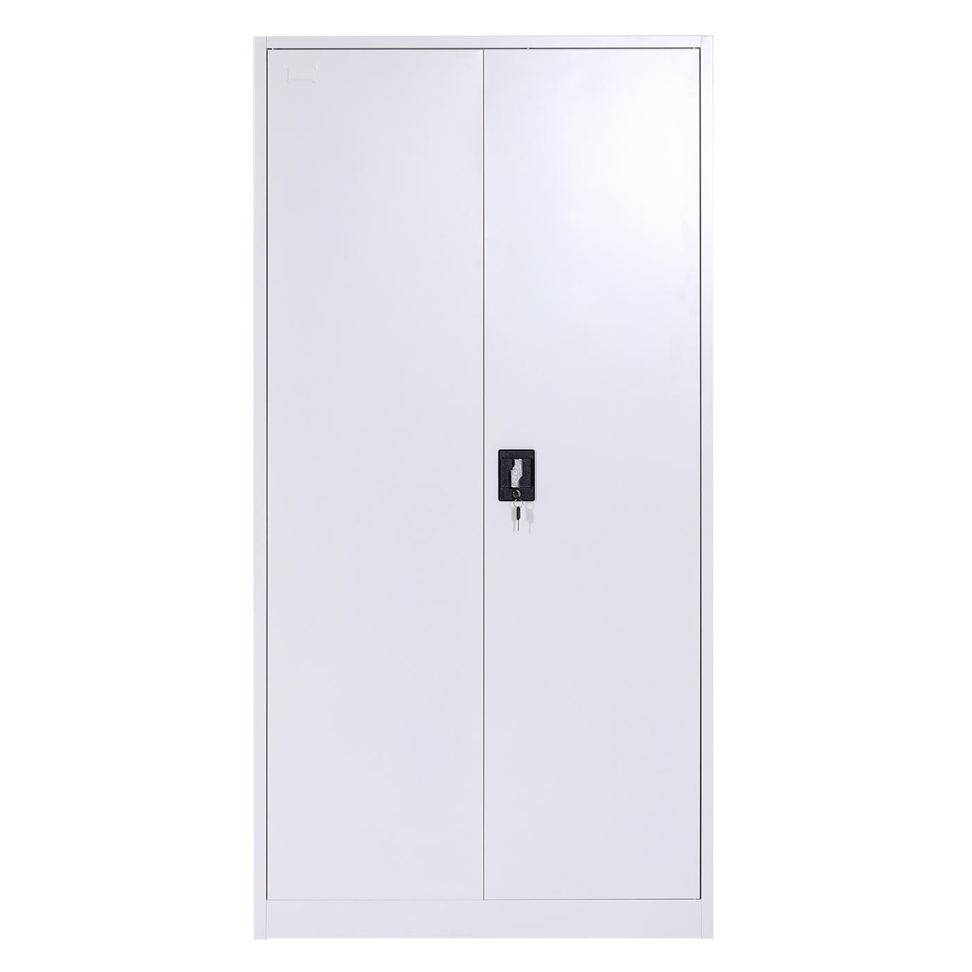 Archiefkast MCW-L60, stalen multifunctionele kast, locker kledingstang afsluitbaar, metaal 185x90x45cm, grijs