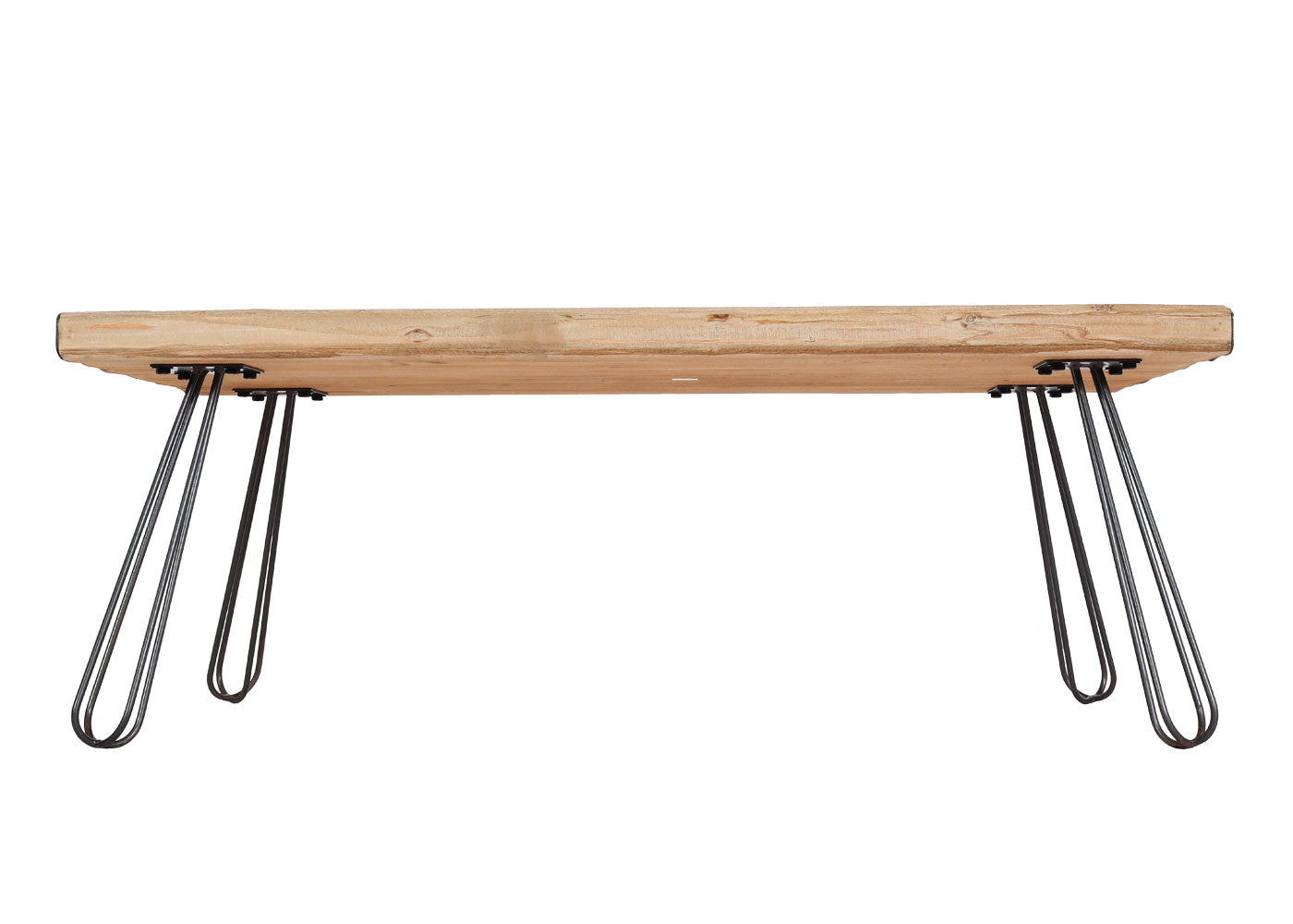 Salontafel MCW-L73, tafel woonkamer, industrieel massief hout MVG-gecertificeerd 120x60cm, naturel