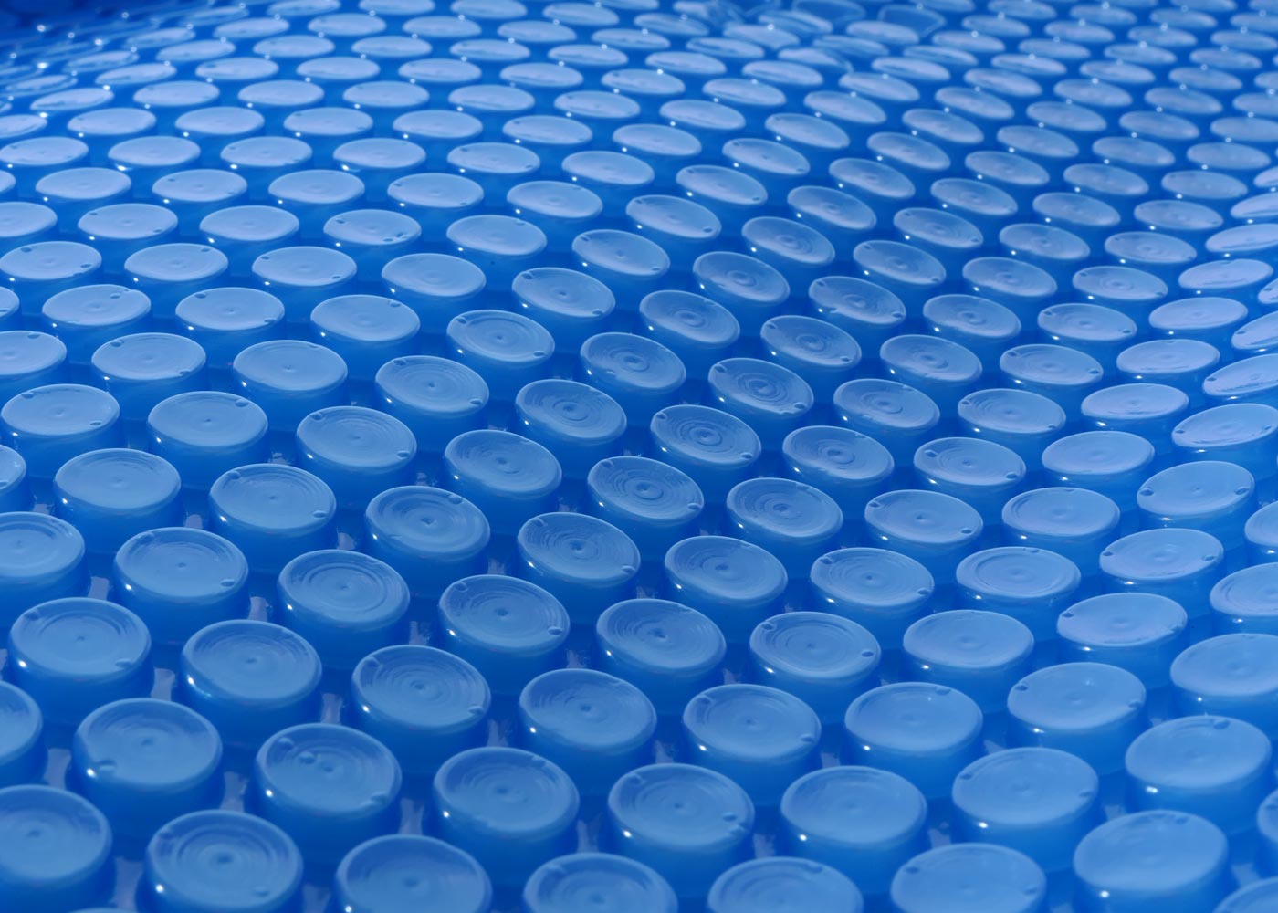 Zwembadafdekking Warmtezeil Afdekzeil Zonnezeil Zonnezeil, dikte: 400 µm ~ rond 5,48m blauw