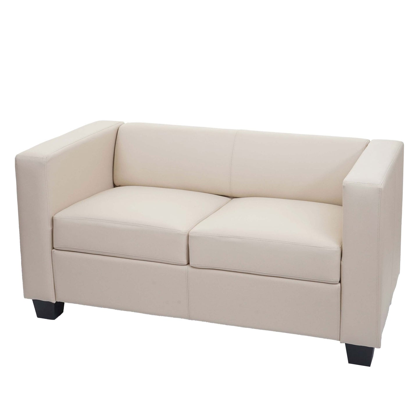 2-zits bank loungebank Lille ~ leder, crème