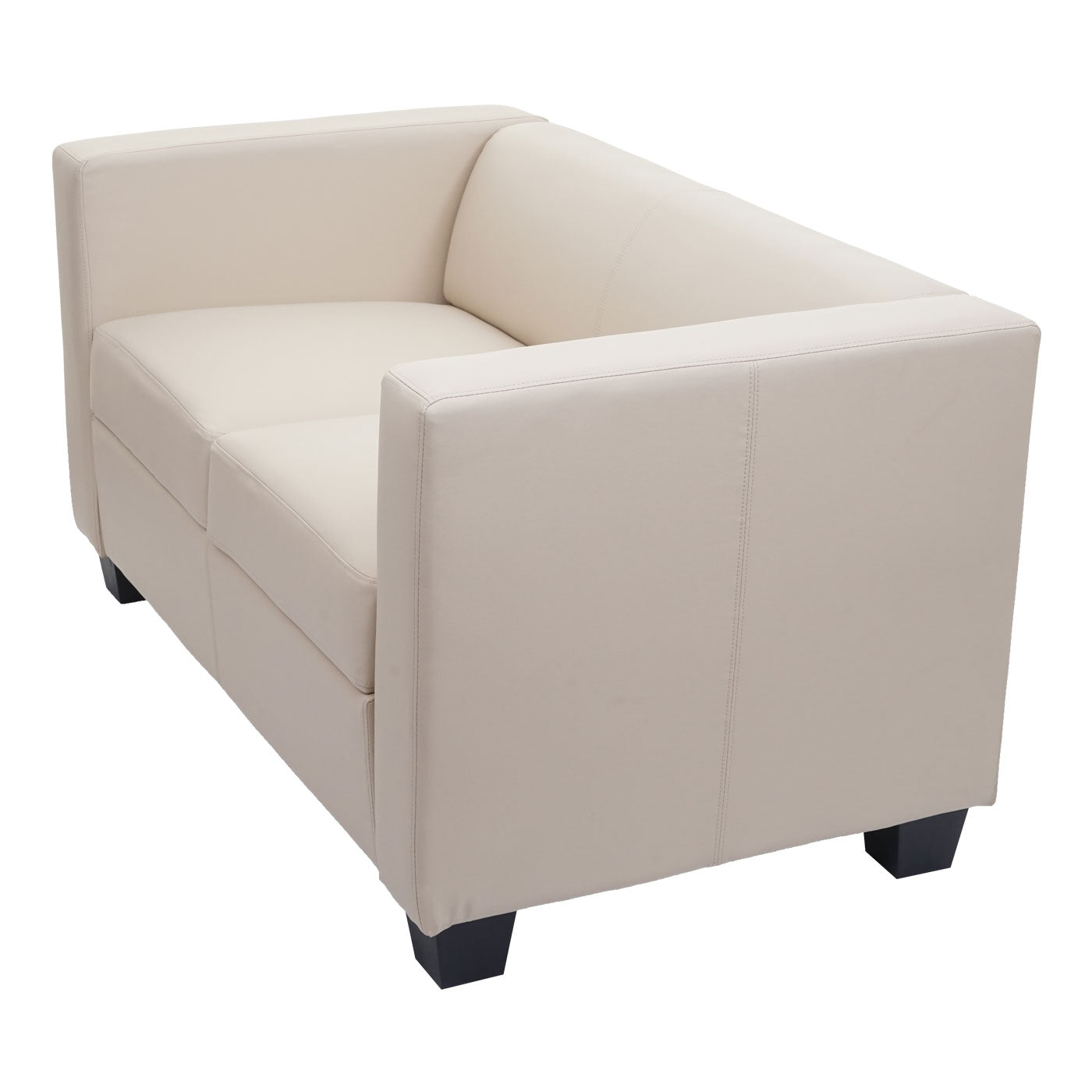 2-zits bank loungebank Lille ~ leder, crème