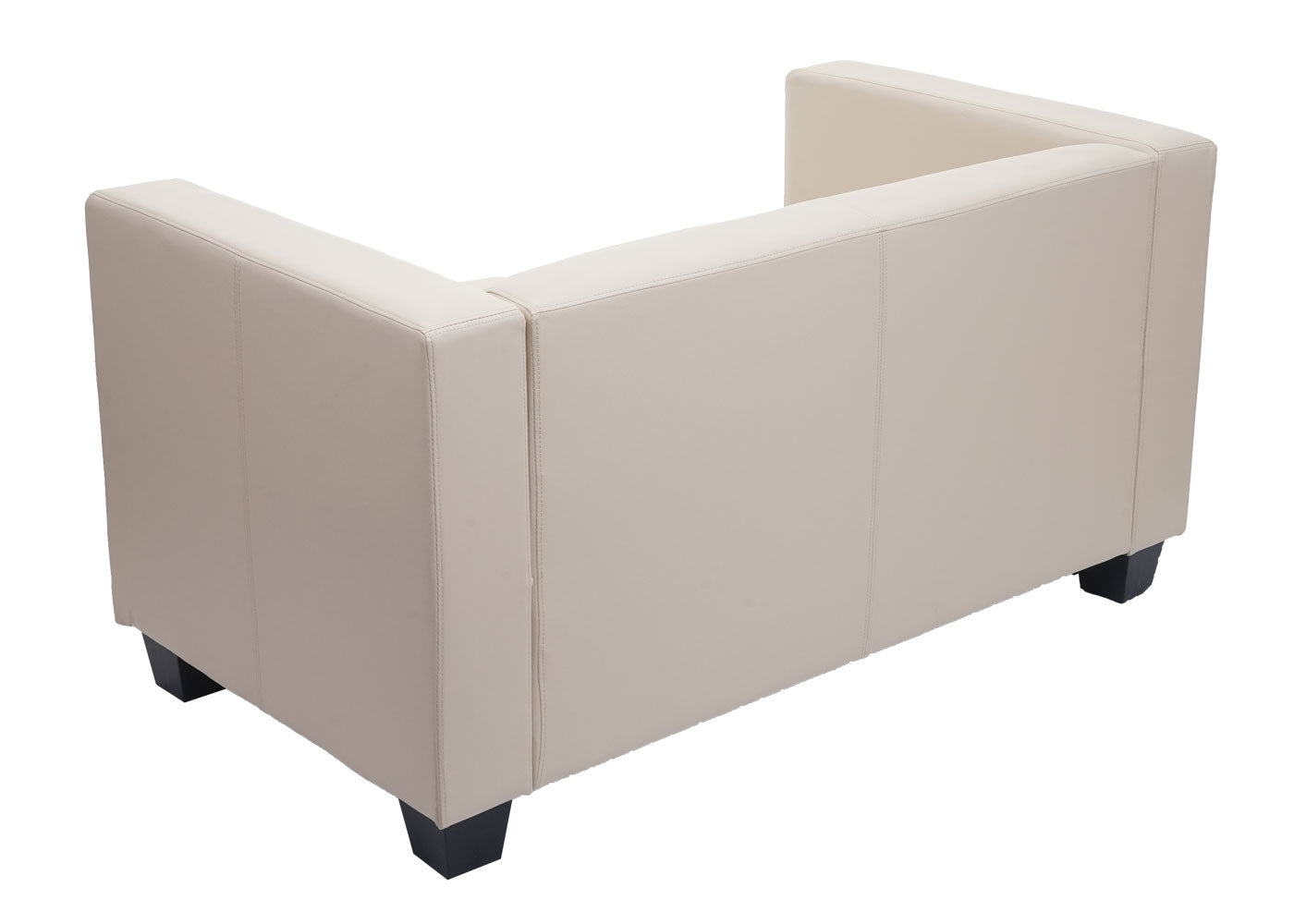 2-zits bank loungebank Lille ~ leder, crème