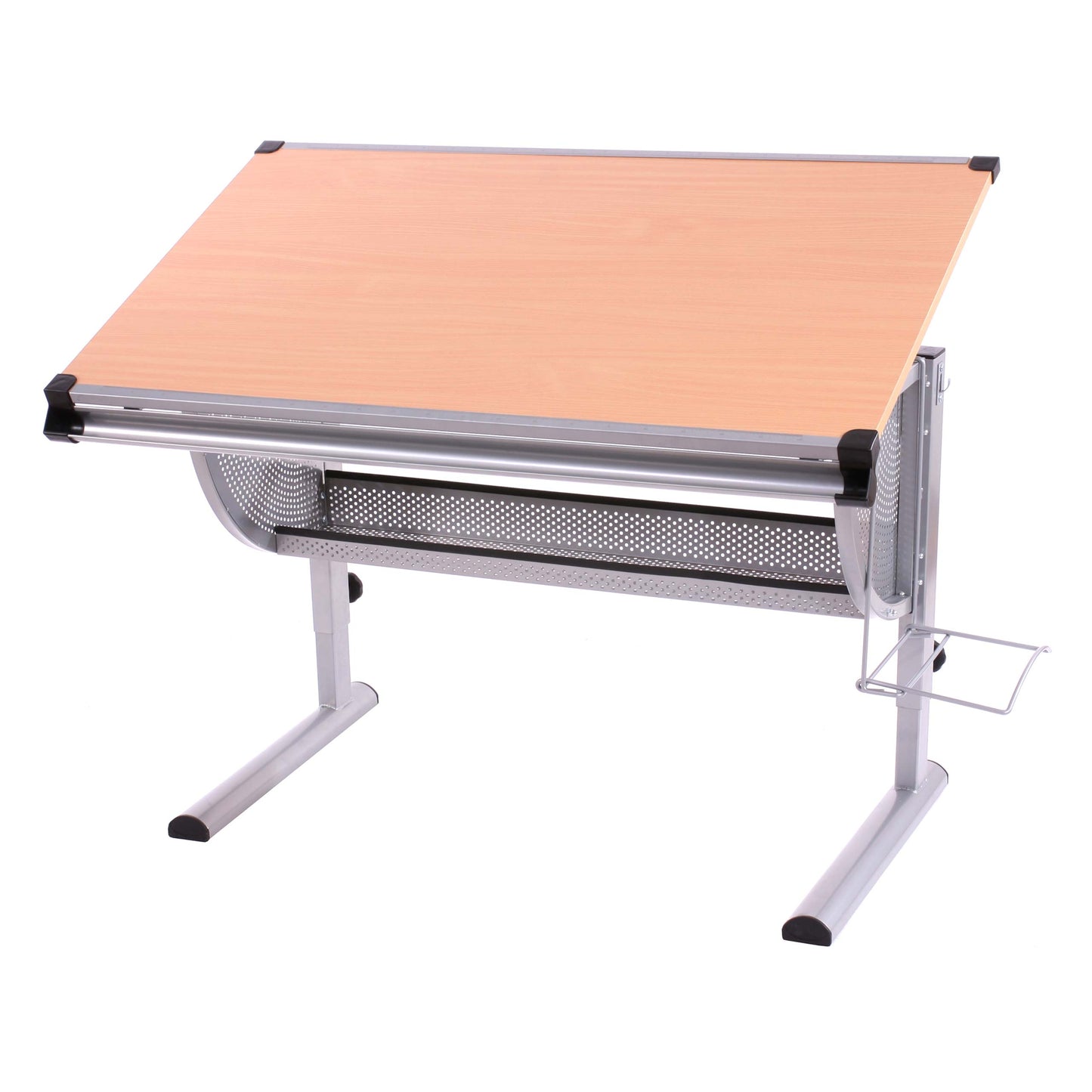 Bureau voor kinderen/jongeren Bureau voor studenten Bureau voor kantoor Oxford, in hoogte verstelbaar, kantelbaar ~ naturel, beuken