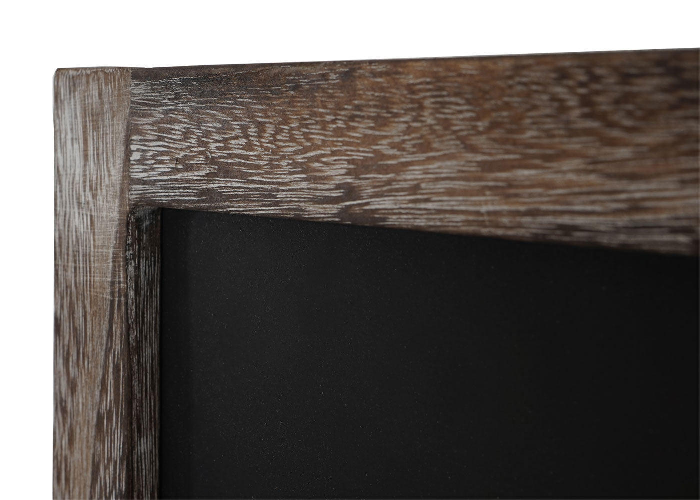 Reclamebord MCW-C51, krijtbord, 55x34x2cm, hout shabby-look vintage ~ bruin