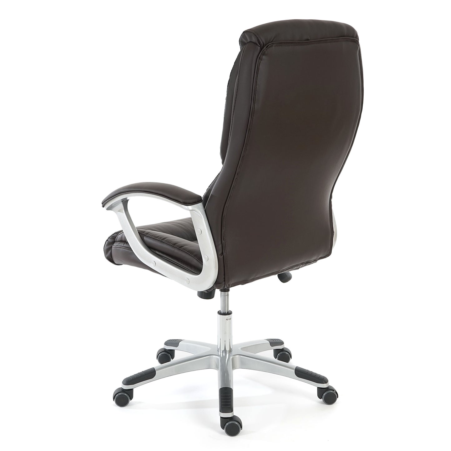 Professionele bureaustoel L42 XXL, directiedraaistoel, 150kg belastbaar kunstleder ~ bruin