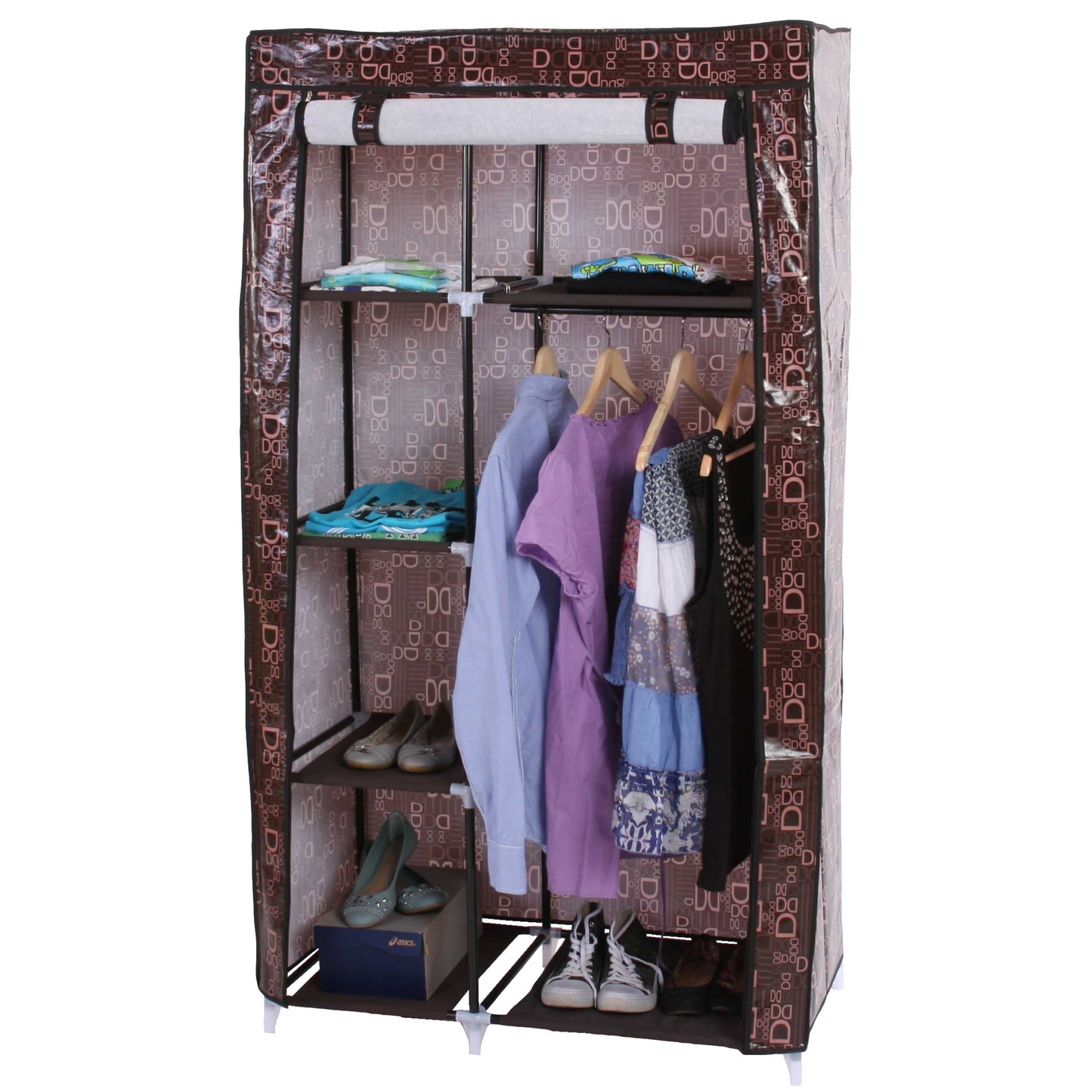 Vouwkledingkast Camping kledingkast Stoffen kledingkast Kledingkast 163x89x43cm