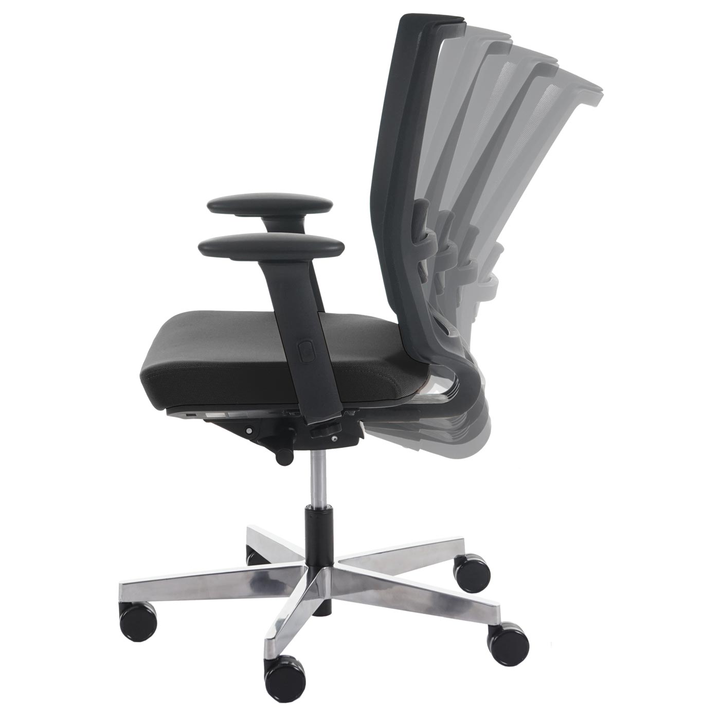 Bureaustoel MERRYFAIR Forte, bureaustoel, verschuifbare ergonomische functie ~ zwart