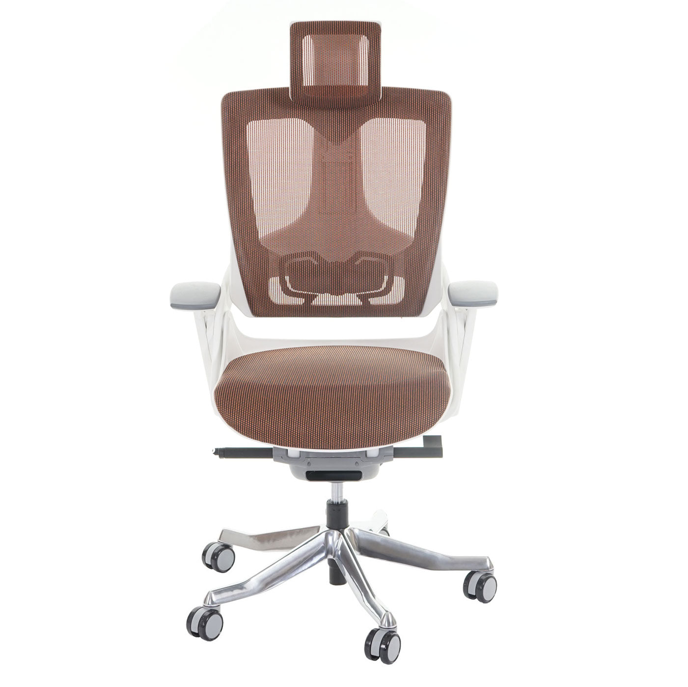 Bureaustoel MERRYFAIR Wau 2, bureaustoel draaistoel, bekleed/mesh, ergonomisch ~ mandarijn