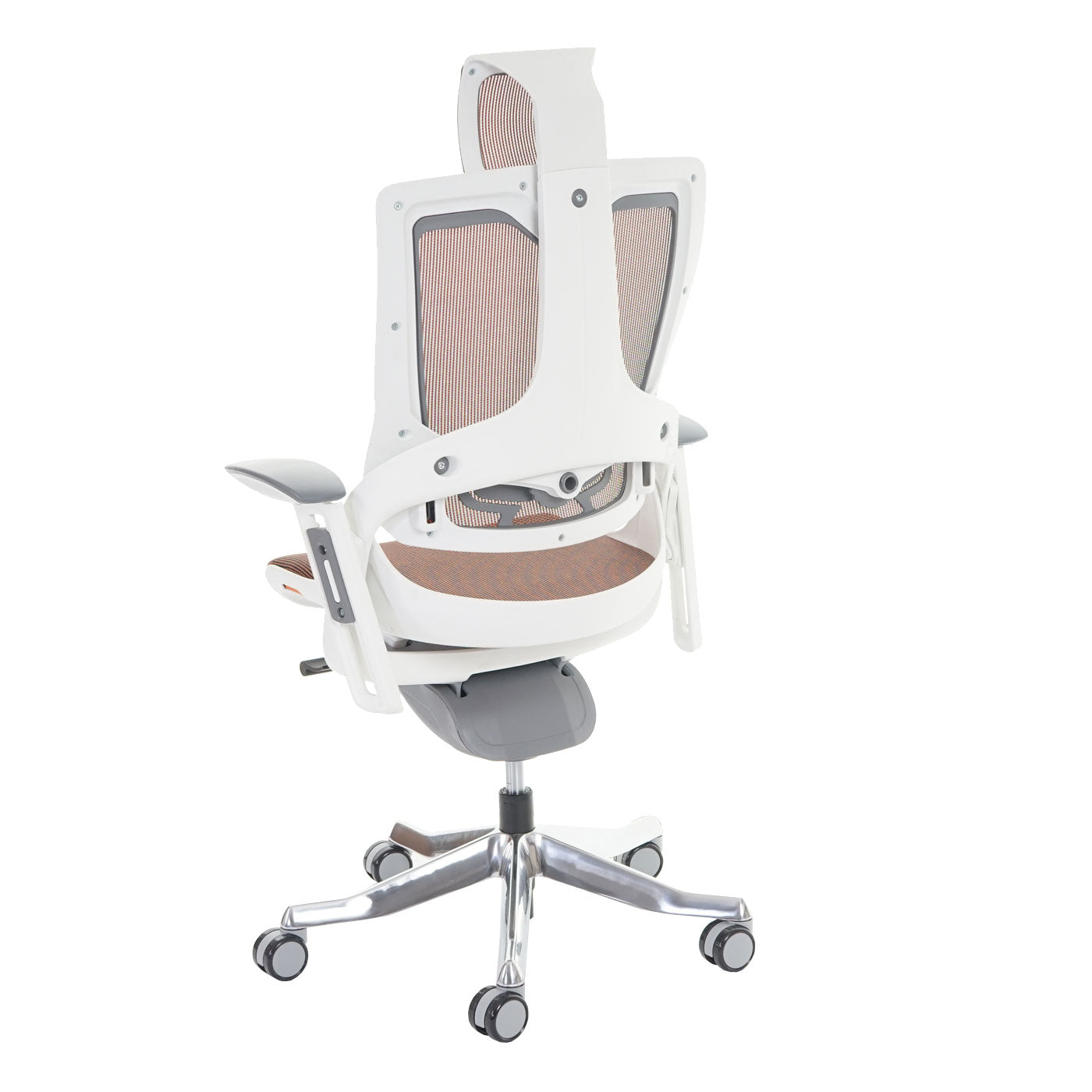 Bureaustoel MERRYFAIR Wau 2, bureaustoel draaistoel, bekleed/mesh, ergonomisch ~ mandarijn