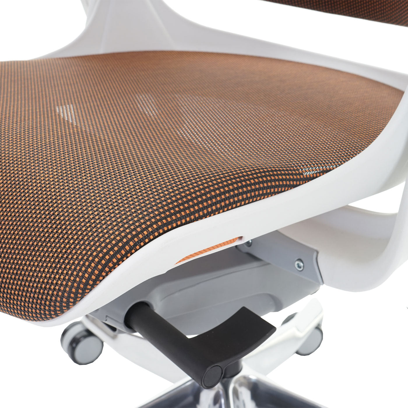 Bureaustoel MERRYFAIR Wau 2, bureaustoel draaistoel, bekleed/mesh, ergonomisch ~ mandarijn