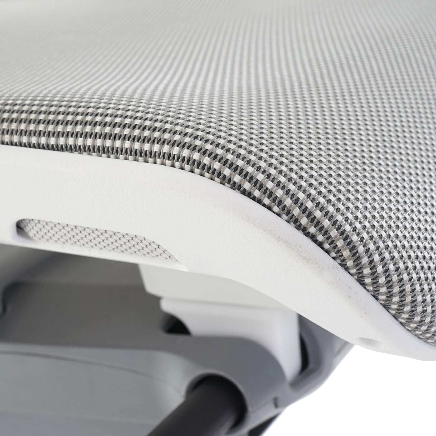 Bureaustoel MERRYFAIR Wau 2, bureaustoel draaistoel, bekleed/mesh, ergonomisch ~ wit-grijs