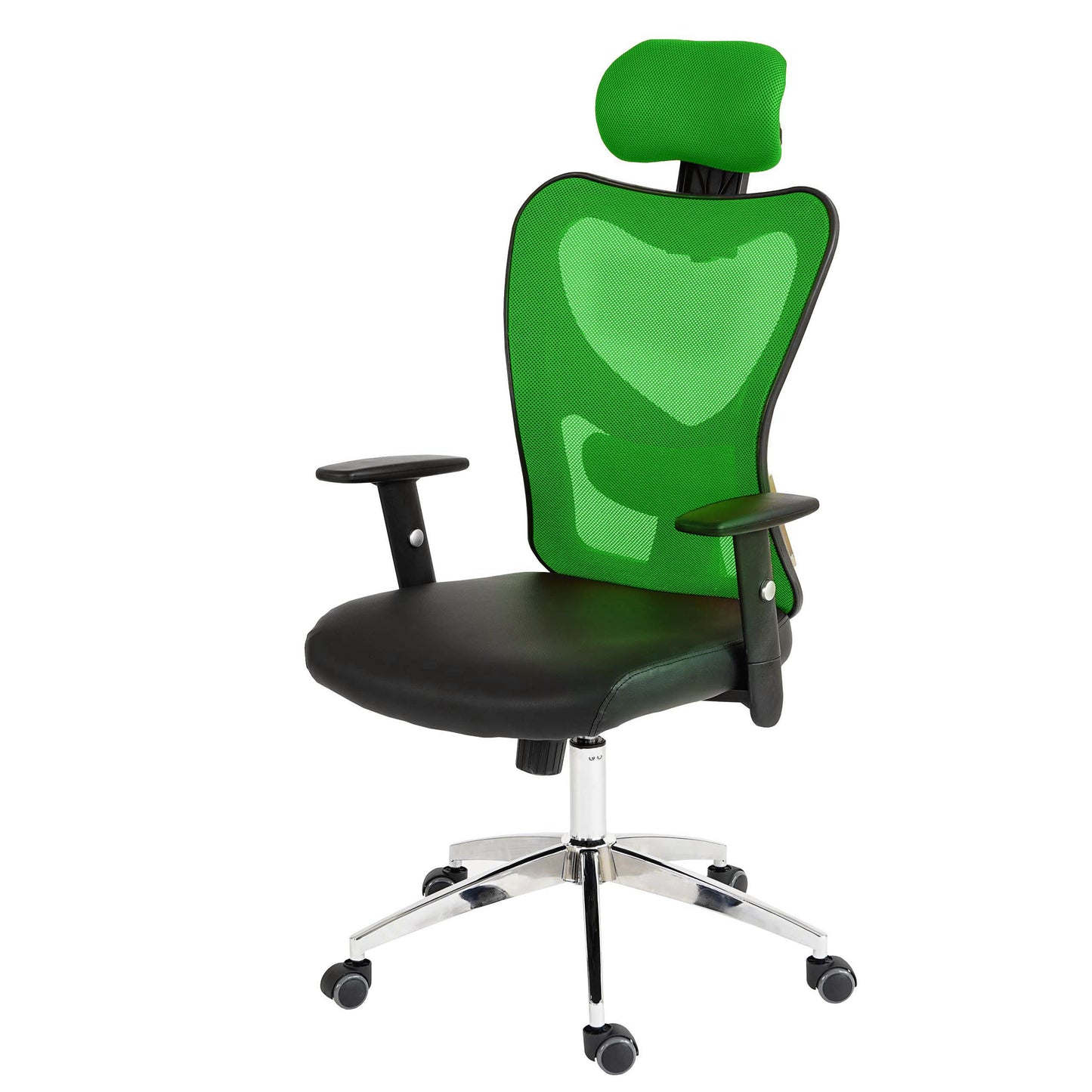 Professionele bureaustoel Atlanta, bureaustoel bureaustoel, kunstleer ~ groen