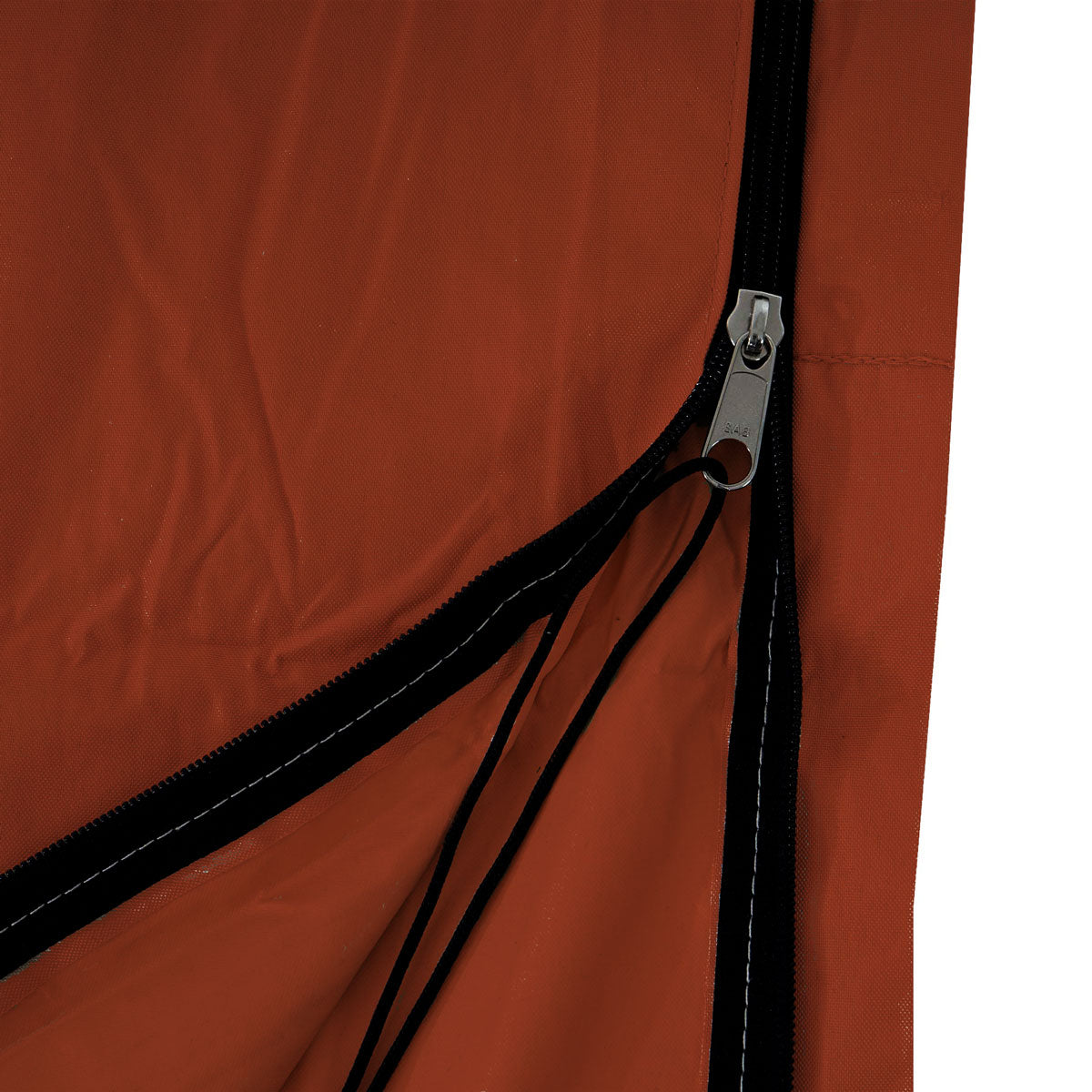 Beschermhoes MCW voor zweefparasol tot 3,5 m, hoes met rits ~ terracotta