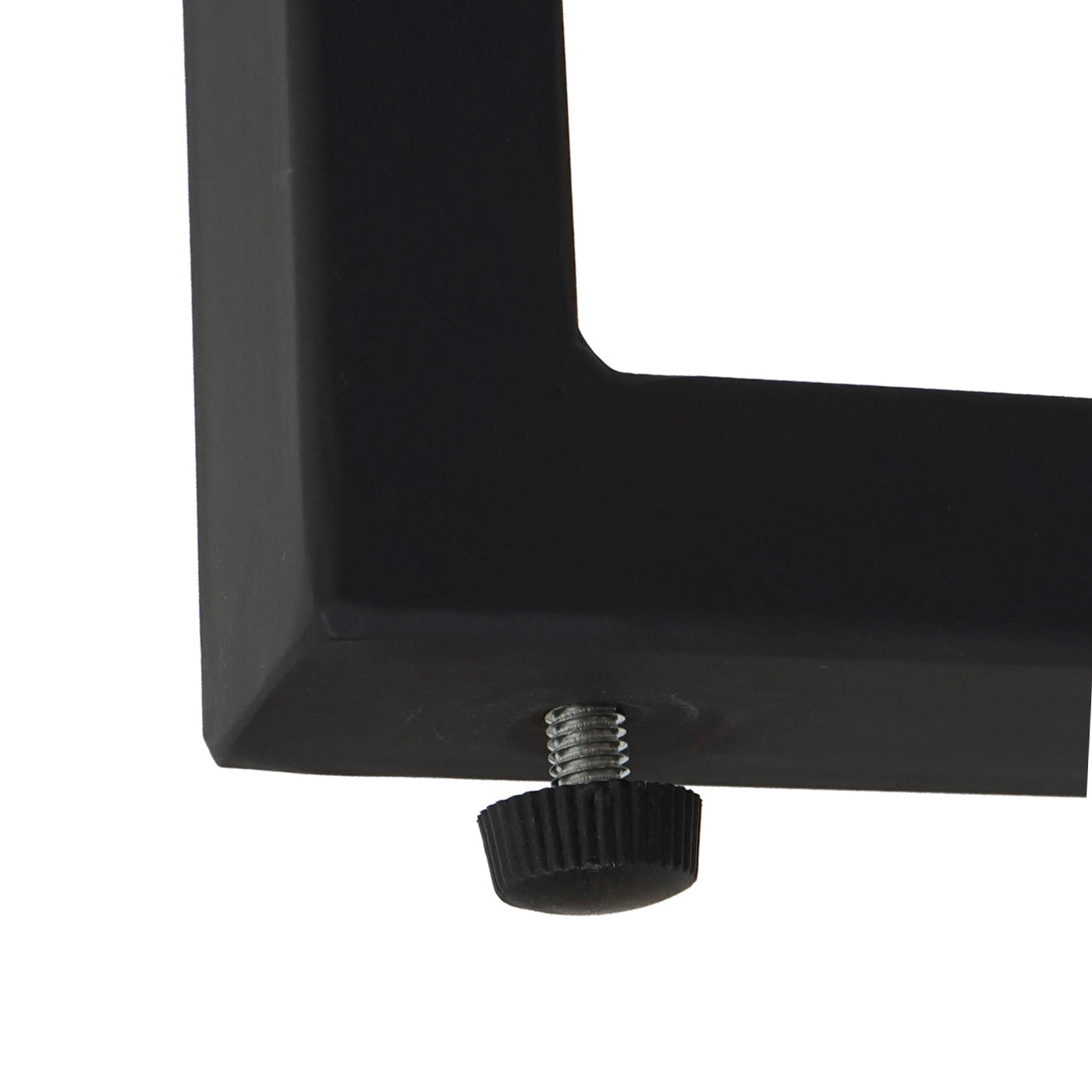 Salontafel Kos T576, woonkamertafel 40x110x60cm MVG-gecertificeerd ~ Wengé, donkere metalen poten
