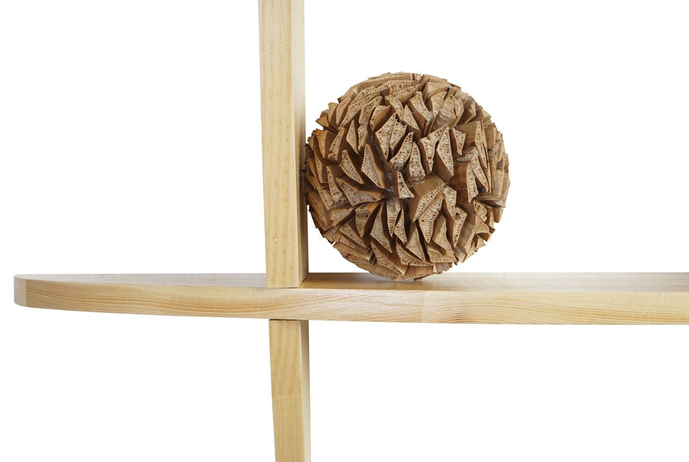 Wandplank Nantes, hangende boekenplank, 60x60x12cm ~ grenen