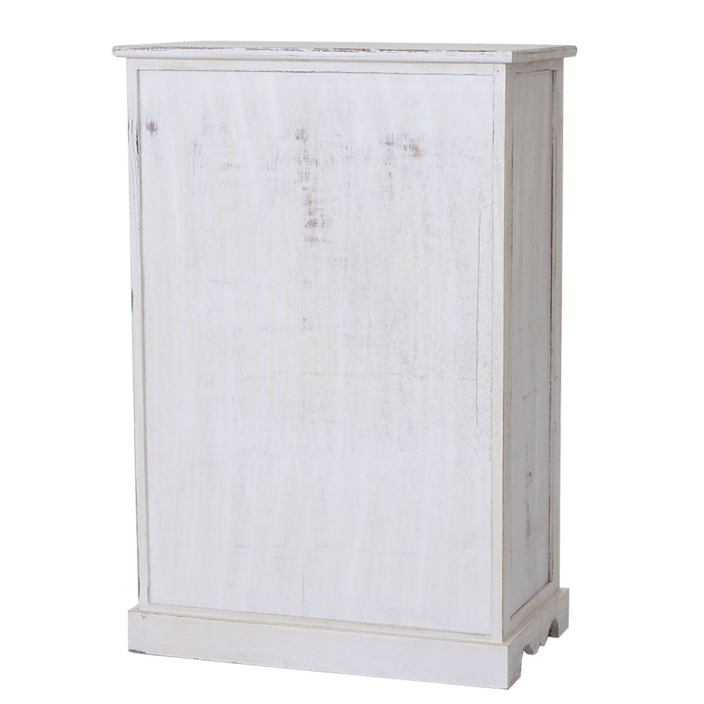 Dundee ladekast, shabby-look vintage 90x60x30cm ~ wit
