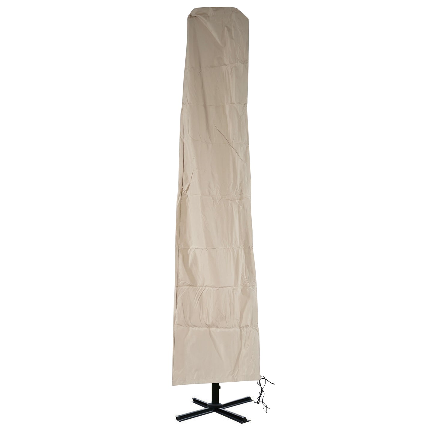 Beschermhoes MCW voor zweefparasol tot 4 m, hoes met rits ~ crème