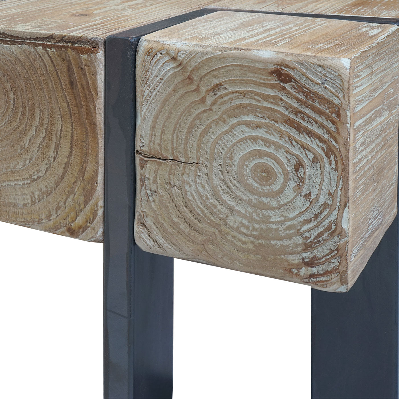 Salontafel MCW-A15, woonkamertafel, massief rustiek dennenhout MVG-gecertificeerd ~ natuurlijke kleur 90x90cm