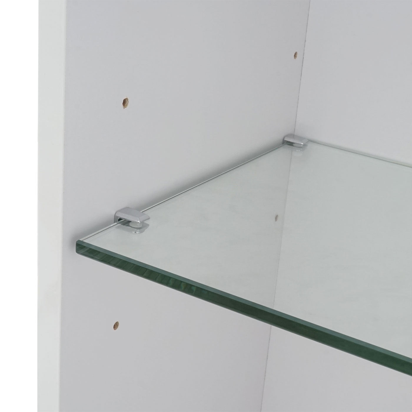 Wandkast MCW-B19, midikast hoge kast badkamermeubel, hoogglans 150x30cm ~ wit