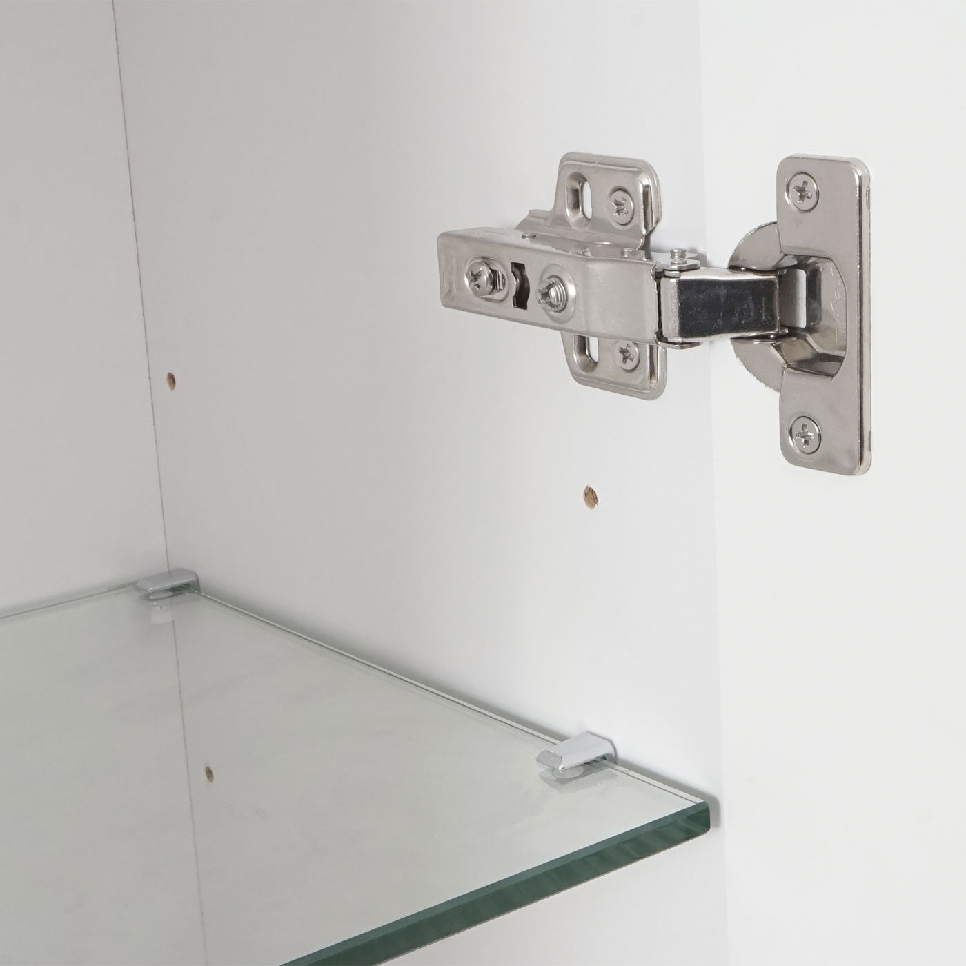 Wandkast MCW-B19, midikast hoge kast badkamermeubel, hoogglans 150x30cm ~ wit