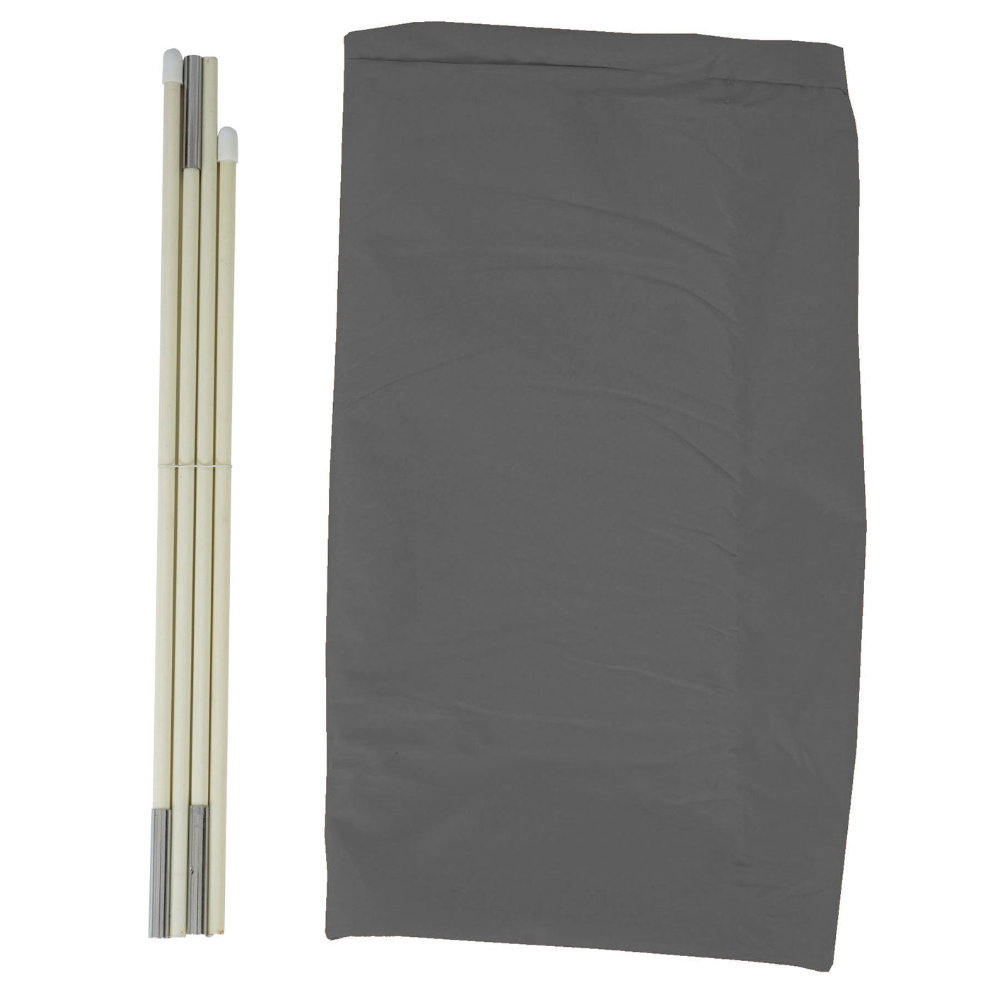 Beschermhoes MCW voor zweefparasol tot 4 m, hoes met rits ~ antraciet