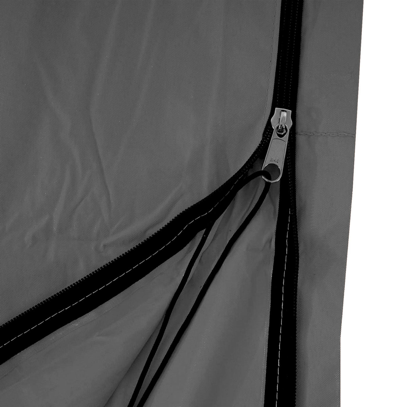 Beschermhoes MCW voor zweefparasol tot 3,5 m, hoes met rits ~ antraciet
