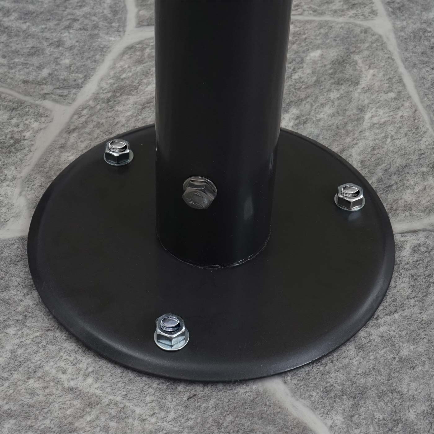 Pergola MCW-A41, tuinpaviljoen luifel, stevig 6cm stalen frame ~ 4x4m antraciet