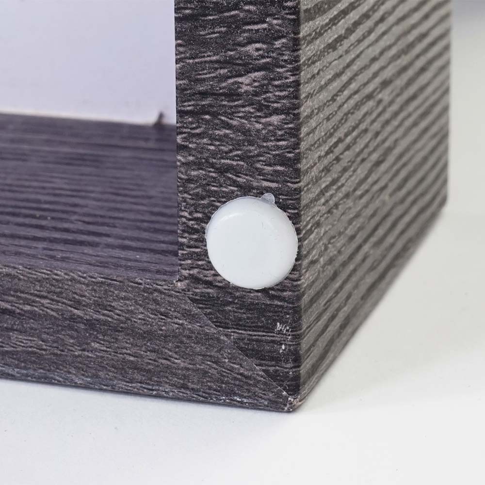 Salontafel MCW-A32, woonkamertafel, 3D structuur, 40x110x60cm MVG-gecertificeerd ~ zwart eiken look