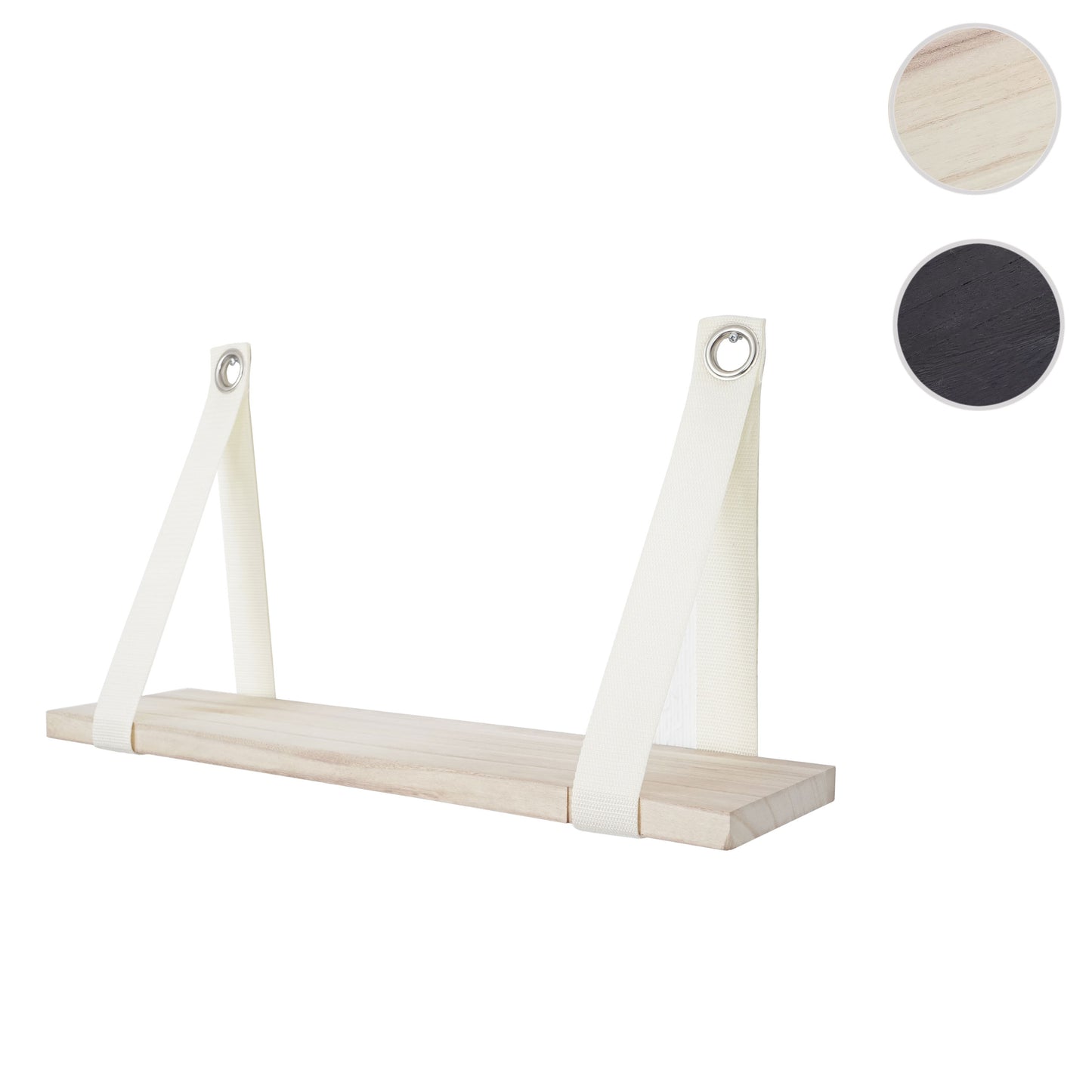 Wandplank Var, hangplank Plank, shabby look, vintage 27x50cm ~ natuurlijke kleur