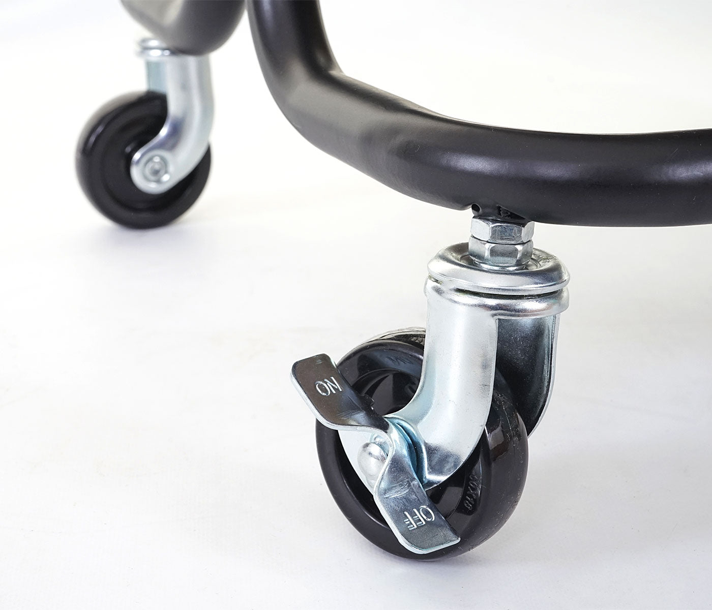 Serveerwagen MCW-C64, keuken trolley bar trolley thee trolley transport trolley ~ zwart zonder handvat