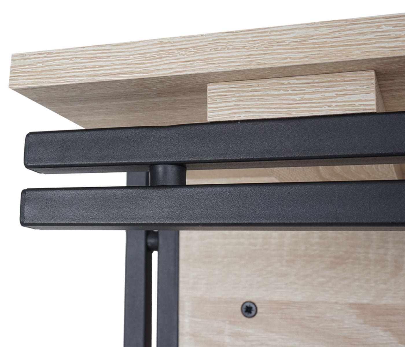 Wandkapstok MCW-A27, kapstokplank, 4 haken 24x75x24cm 3D structuur ~ eiken look