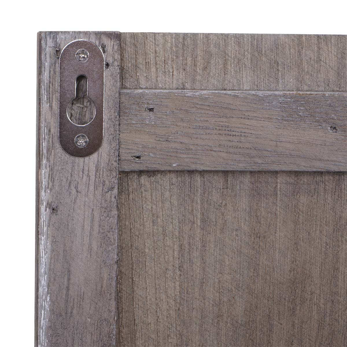 Wandkapstok MCW-C89 Home, kapstok paneel kapstok, shabby-look vintage, 8 haken 91x60cm ~ bruin, shabby