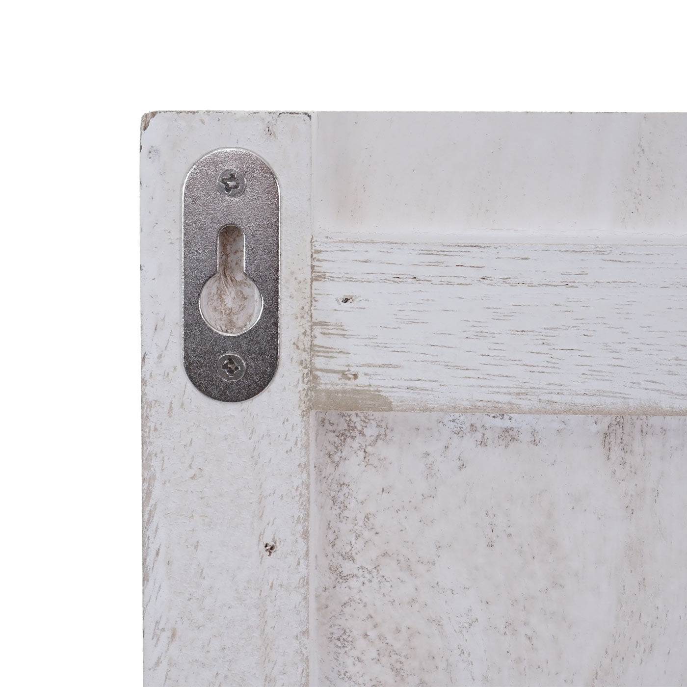 Wandkapstok MCW-C89 Welkom, kapstok, kapstokpaneel, shabby look vintage, 91x60cm ~ wit, shabby