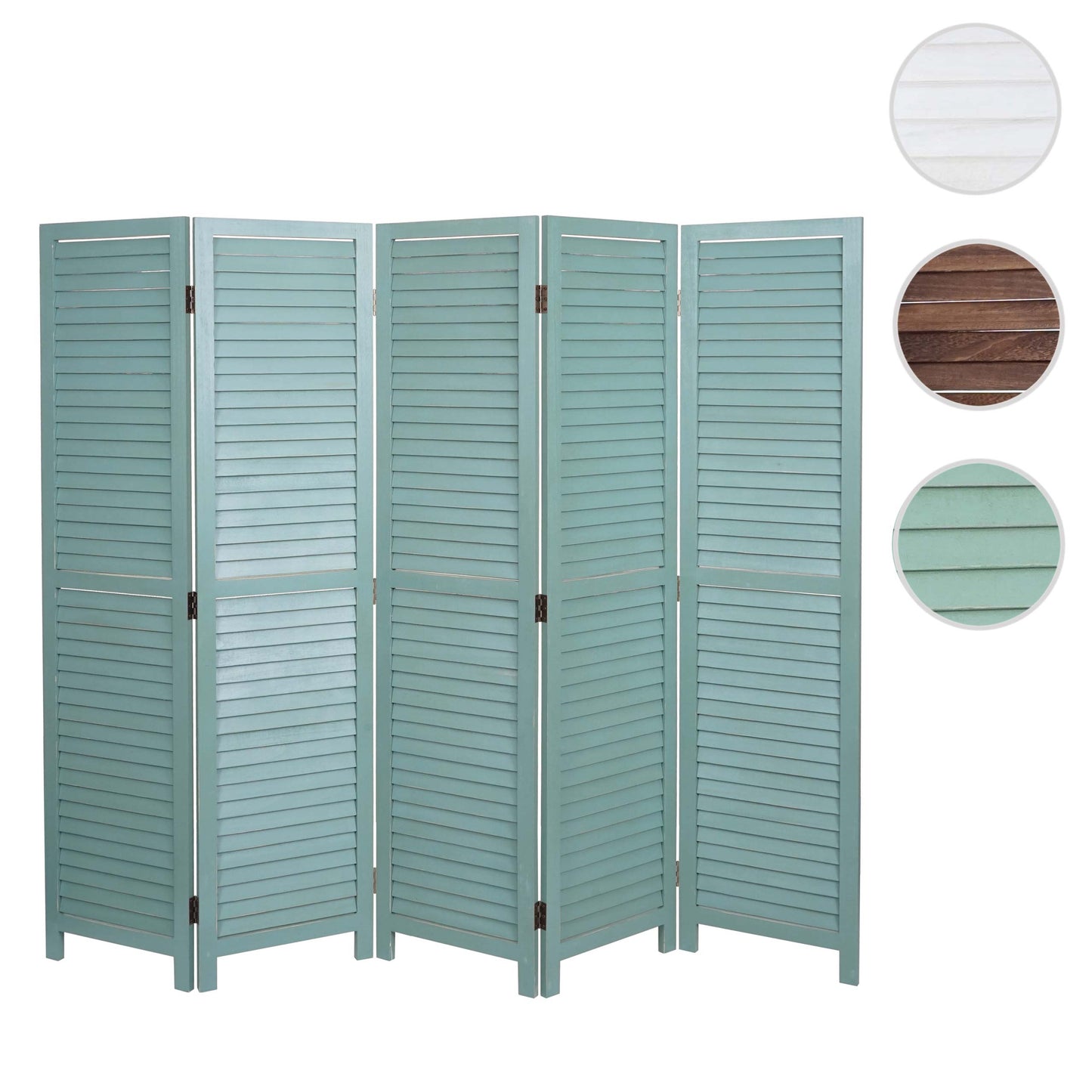 Kamerscherm MCW-C30, kamerscherm, shabby-look vintage, 170x205cm ~ groen