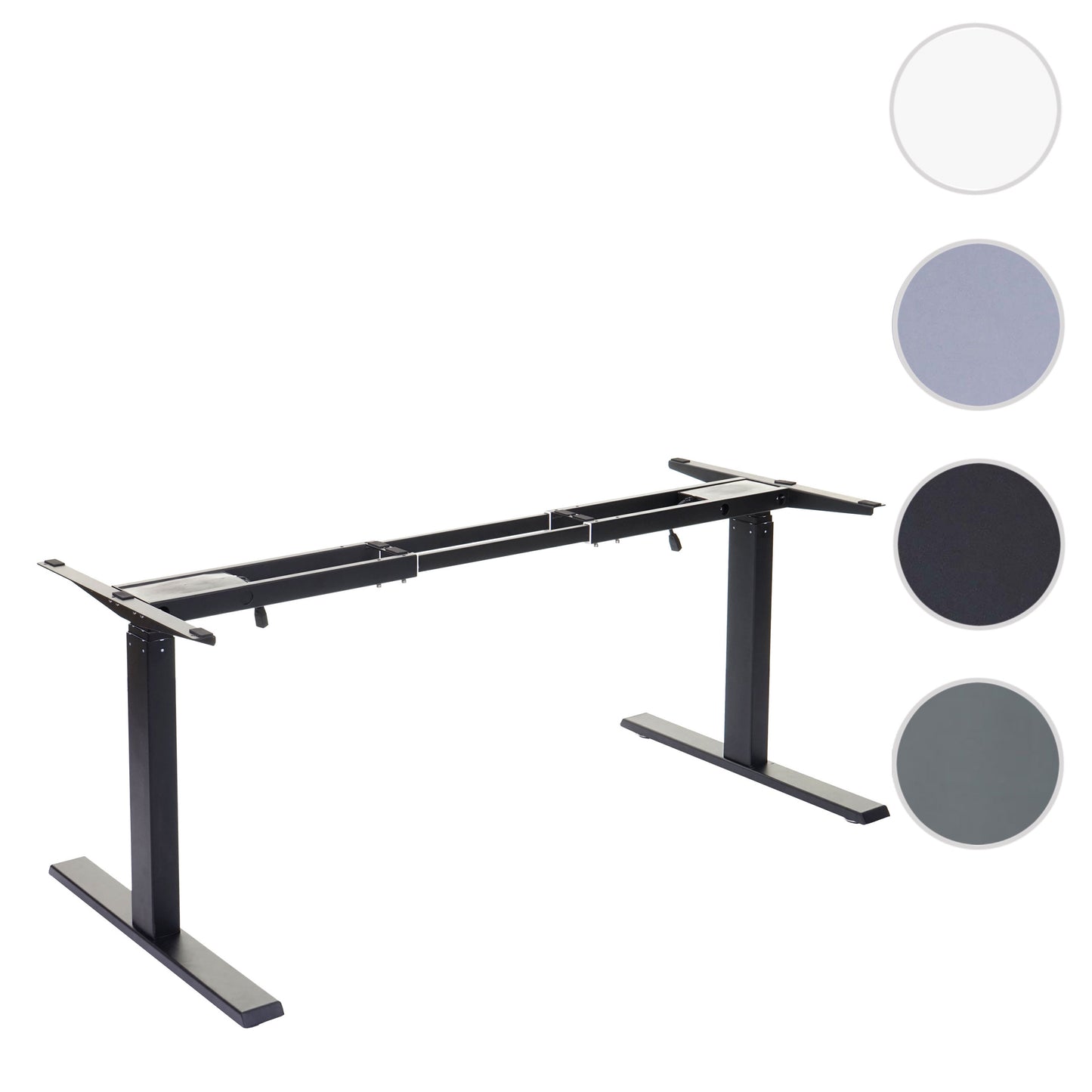 Frame MCW-D40, variabel tafelframe voor bureau, elektrisch in hoogte verstelbaar Geheugen 29kg ~ zwart