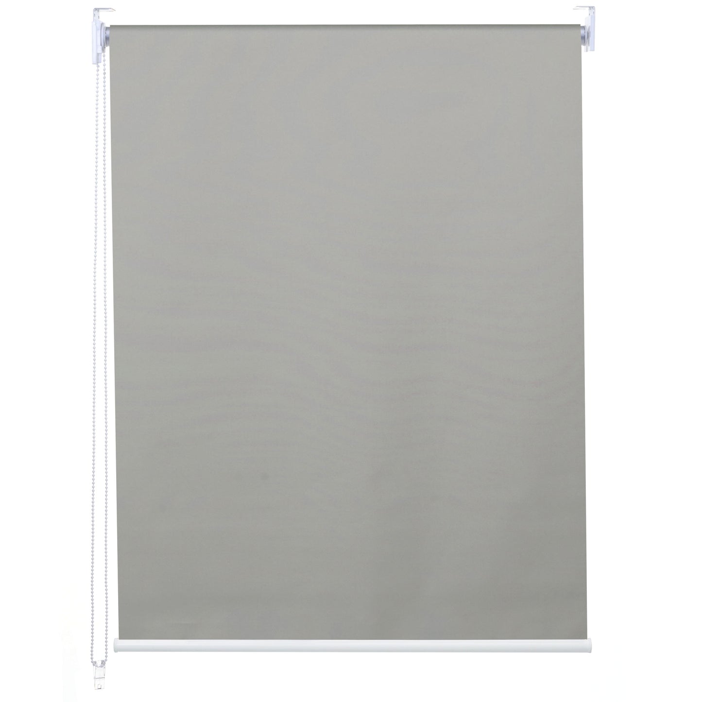 Rolgordijn MCW-D52, raamrolgordijn zijtrekgordijn, 100x230cm zonwering verduisterend ondoorzichtig ~ grijs