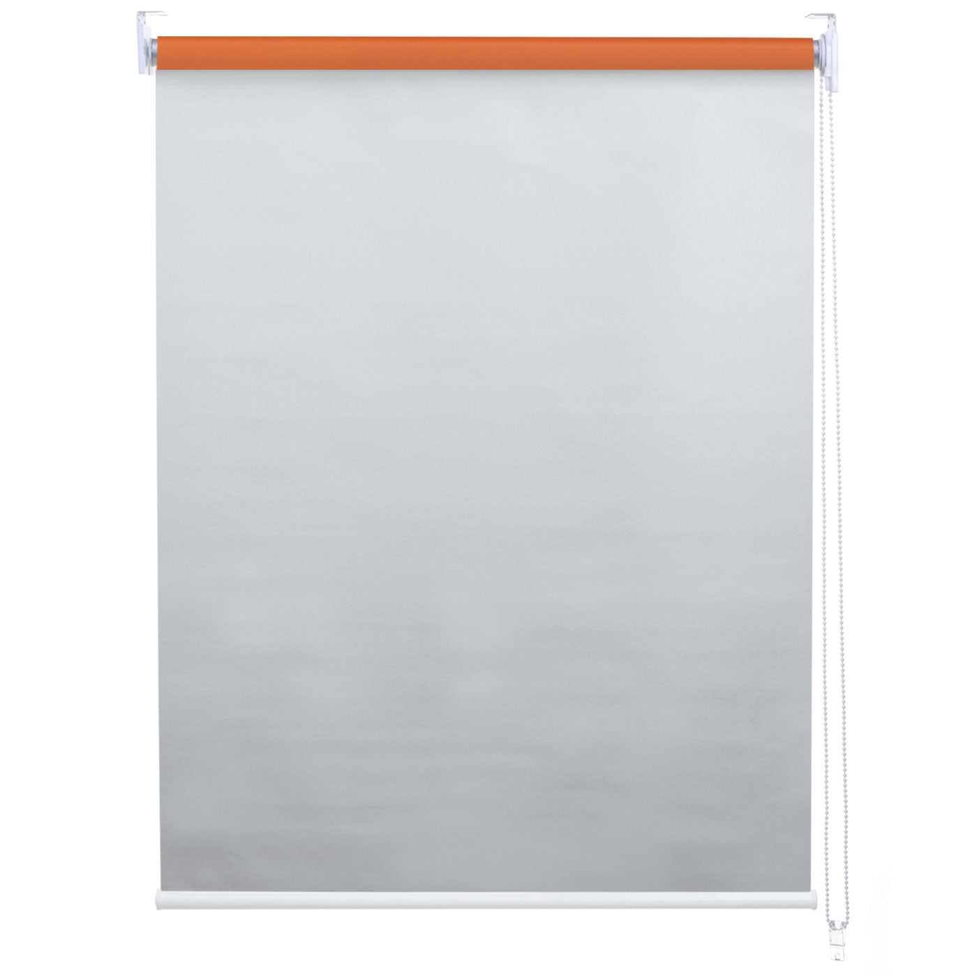 Rolgordijn MCW-D52, raamrolgordijn zijtrekgordijn, 120x230cm zonwerende verduistering ondoorzichtig ~ oranje