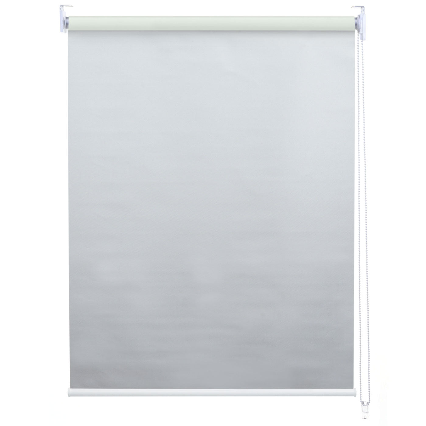 Rolgordijn MCW-D52, raamrolgordijn zijtrekgordijn, 120x230cm zonwering verduisterend ondoorzichtig ~ crème
