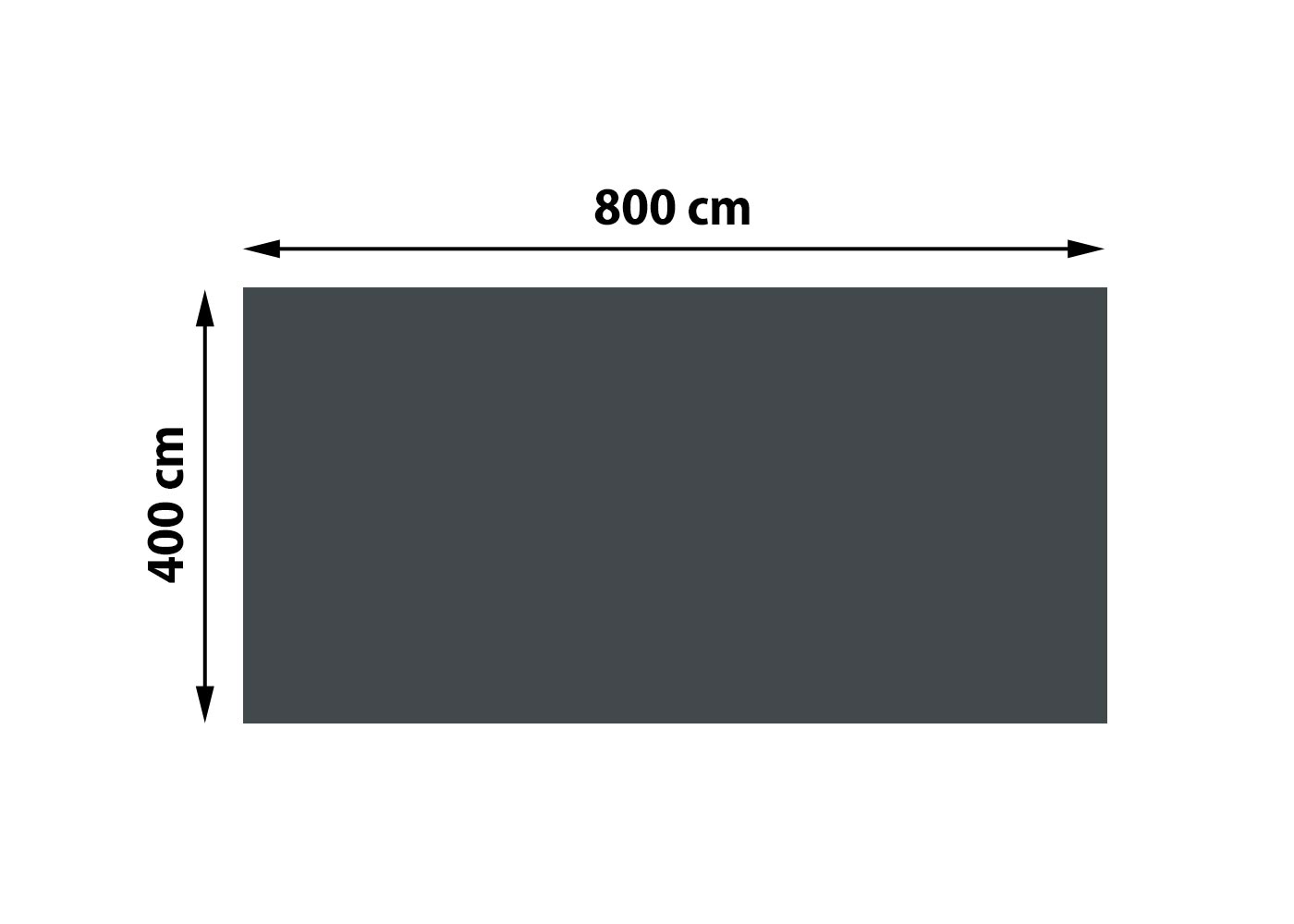 Zwembadafdekking Warmtezeil Afdekzeil Zonnezeil Zonnezeil, dikte: 400 µm ~ rechthoekig 8x4m blauw